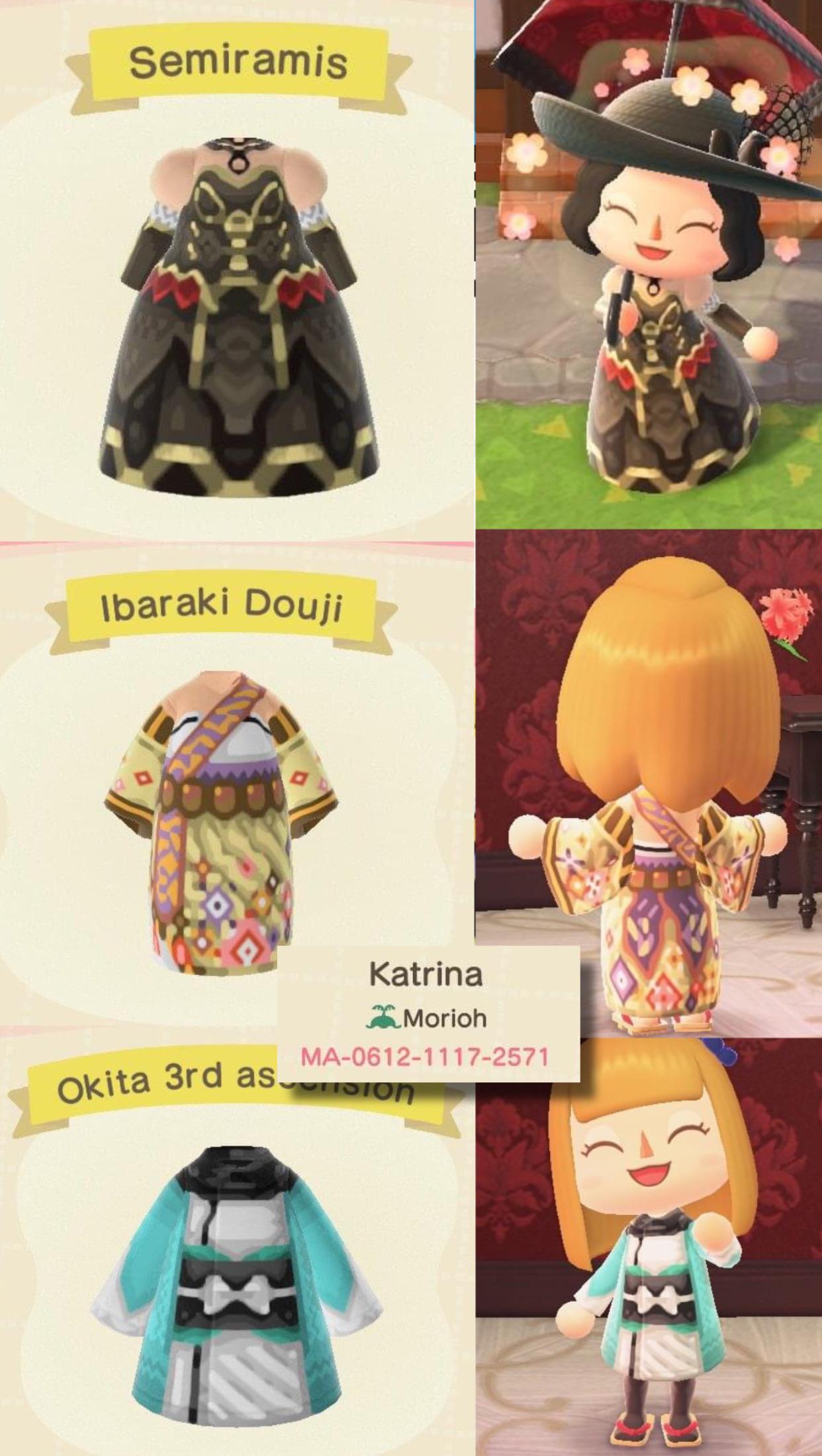 Kinda went off making ACNH outfits today... by any chance are there