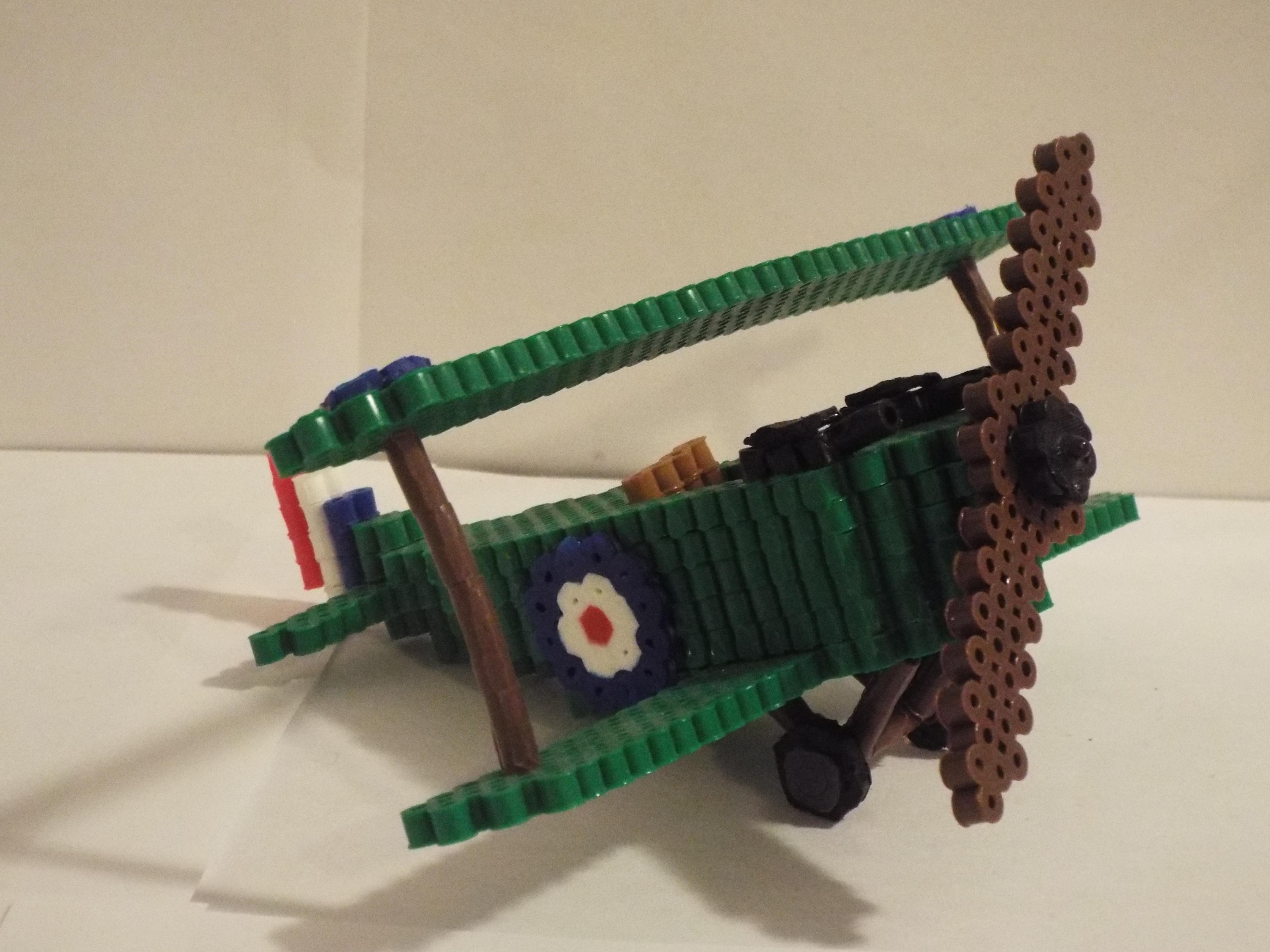 Perler bead plane I made. r/beadsprites