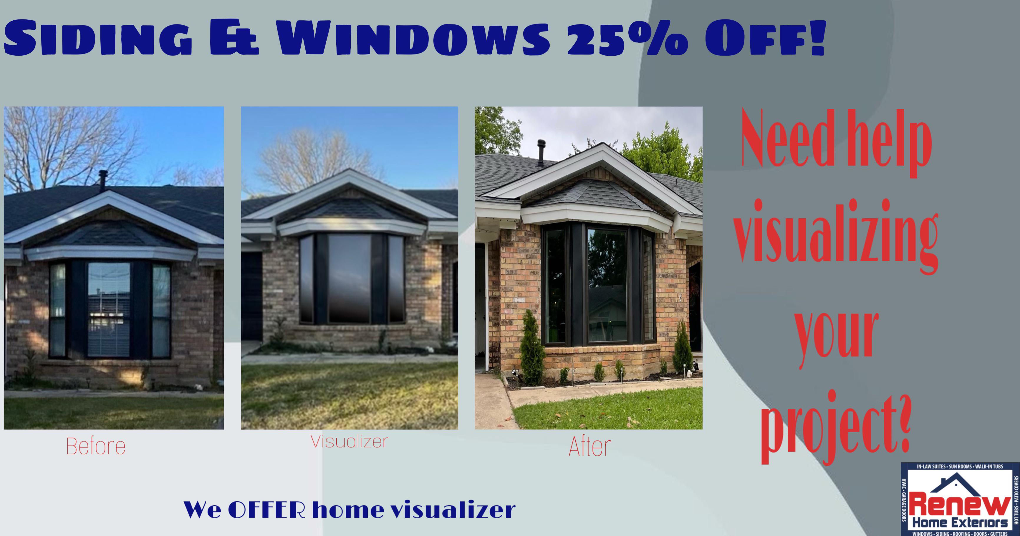 Attention DFW area🚨, Renew Home Exteriors is now offering our new