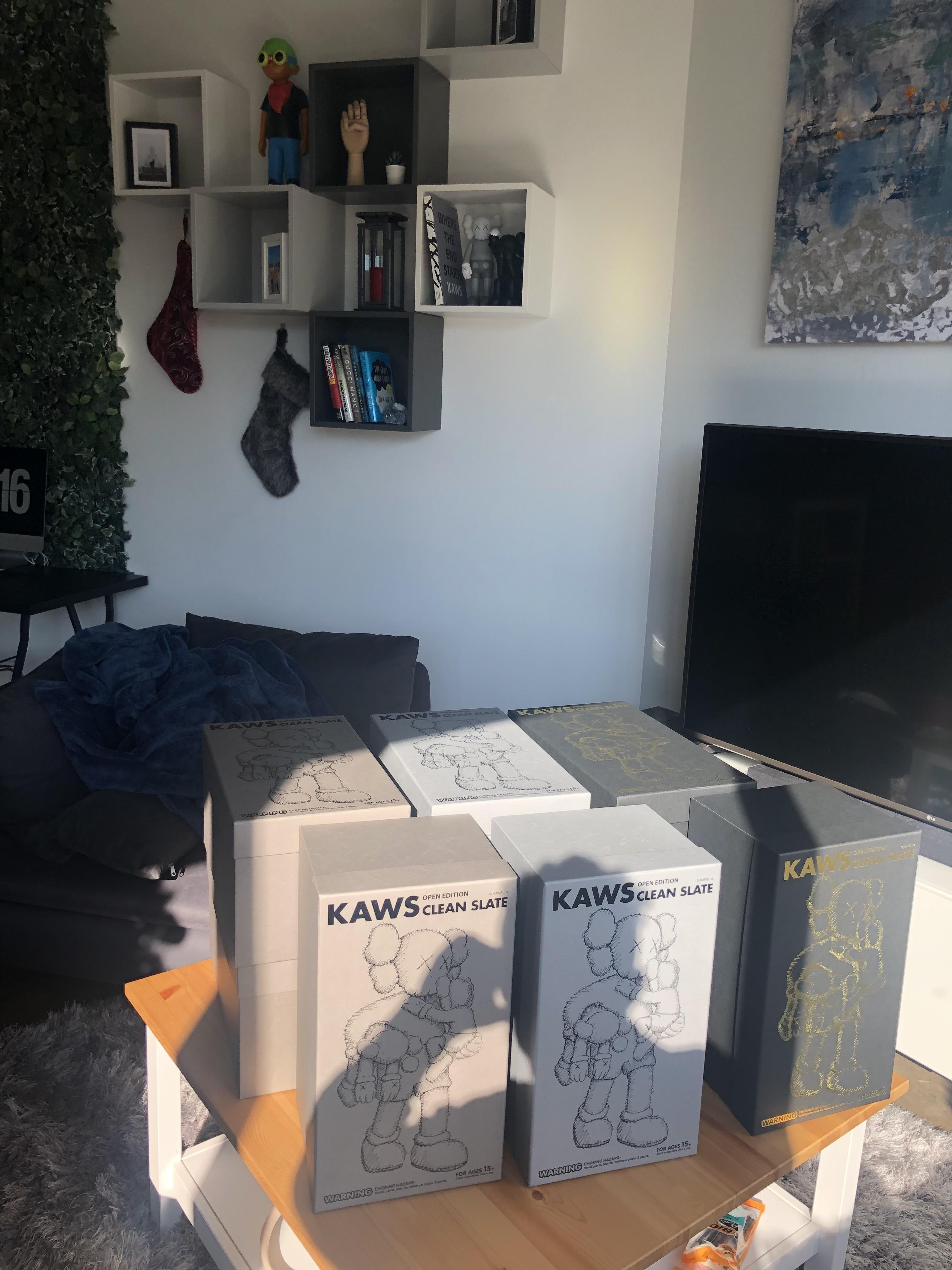 Was able to get 3 sets in store kaws