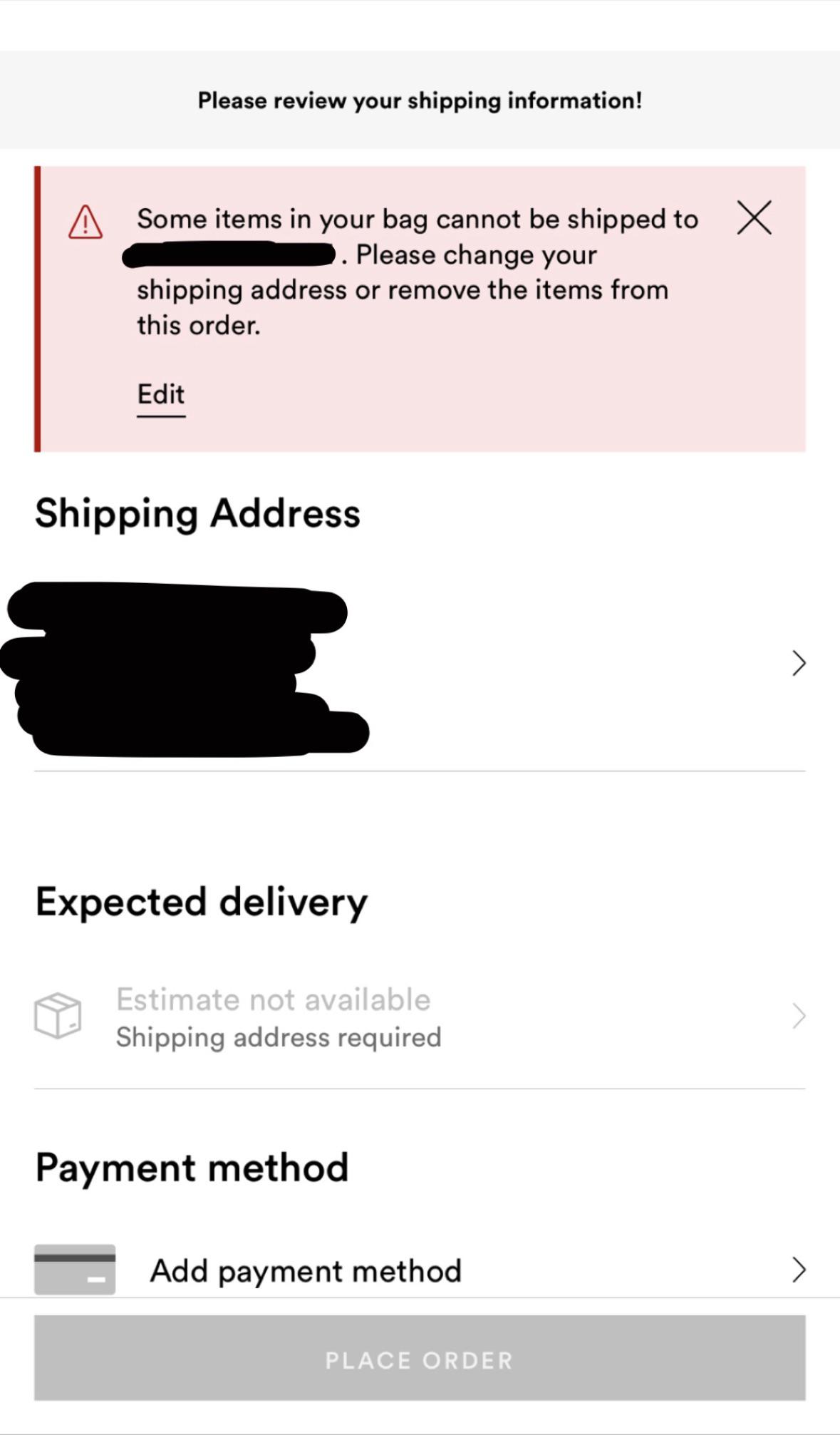 has anyone been having this issue with shipping? r/Ulta