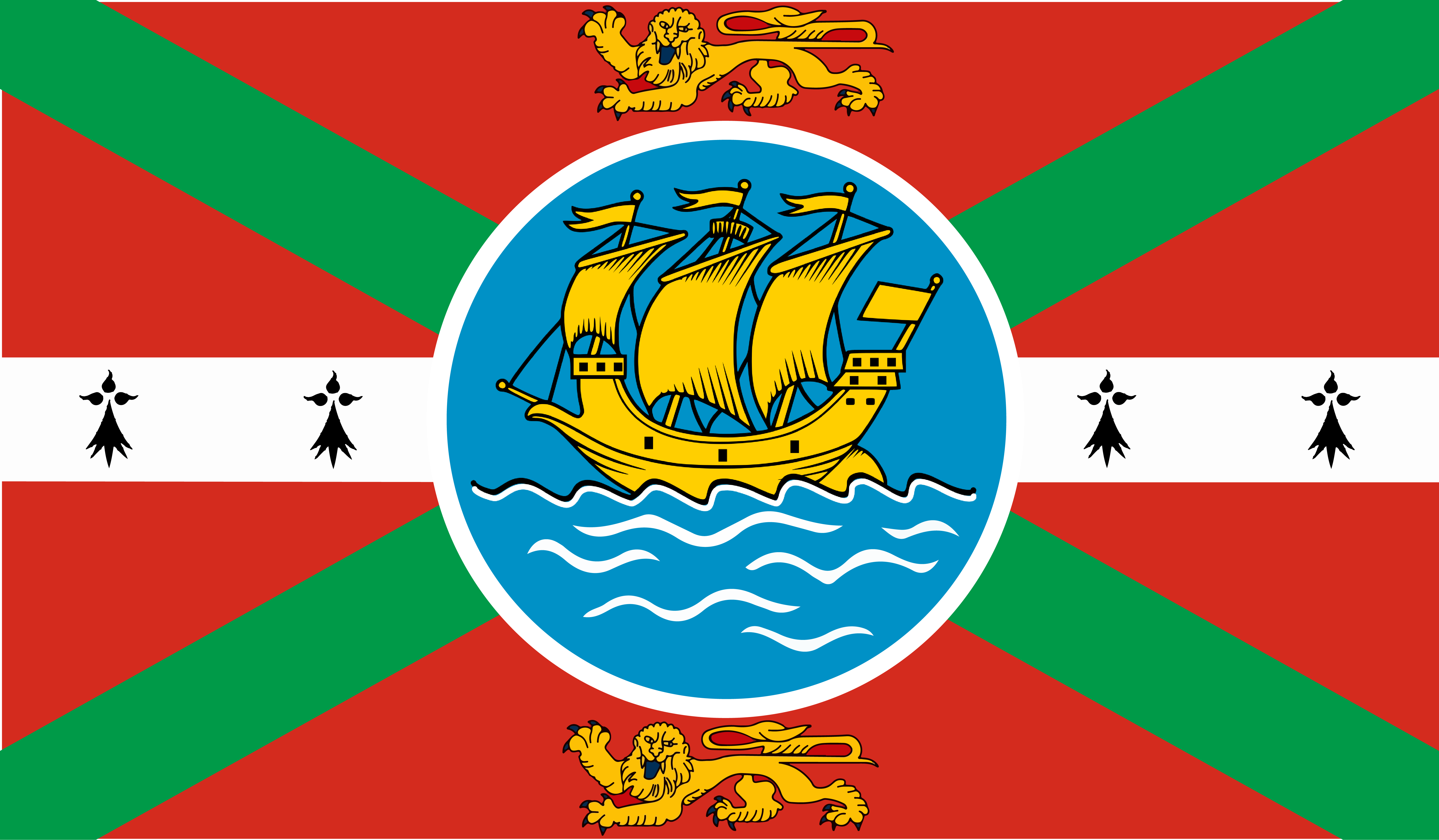 Redesign of the flat of SaintPierreetMiquelon, France r/vexillology