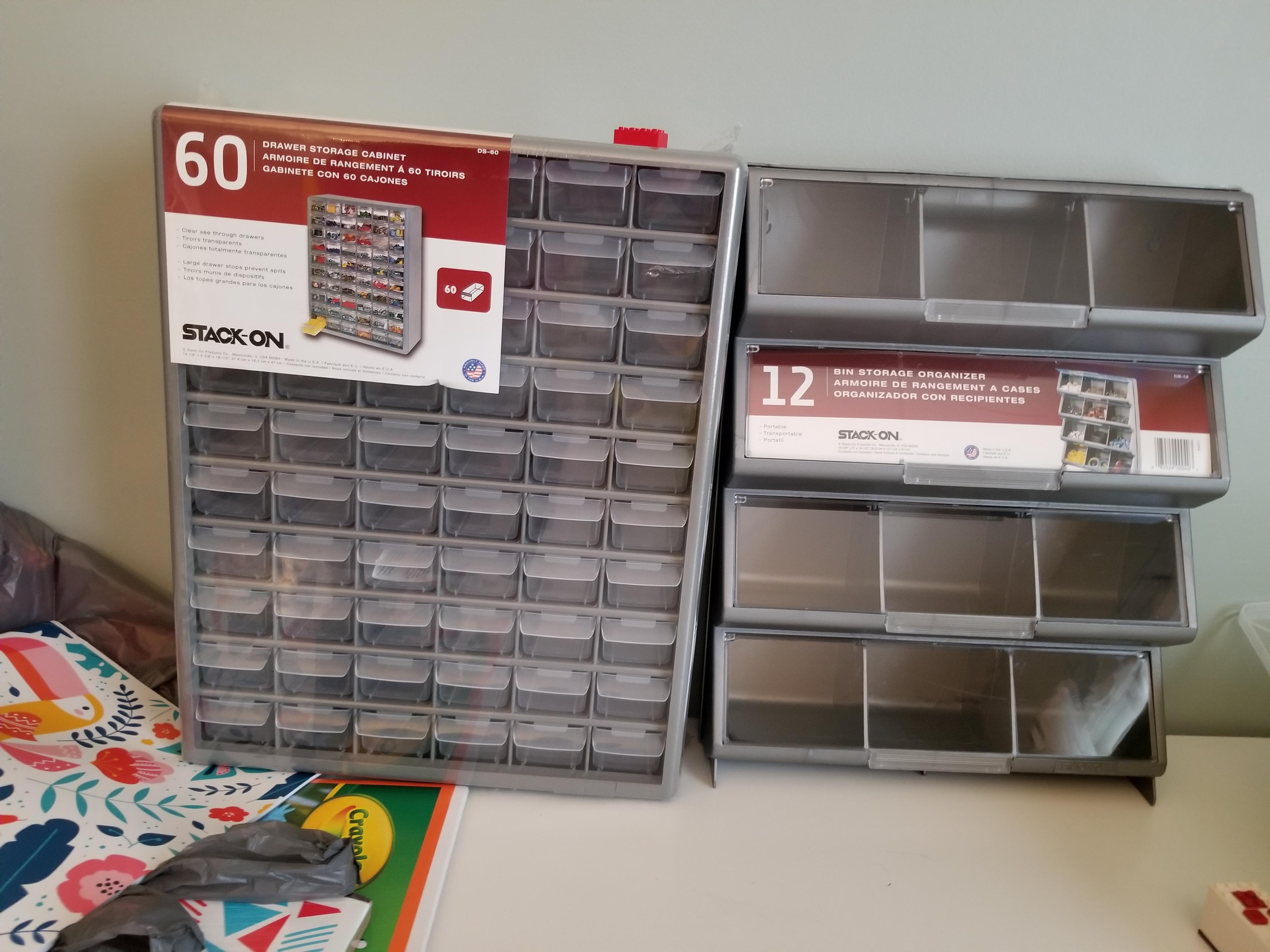 20 for 60 drawer storage, 13 for large 12 drawer storage. From Rural