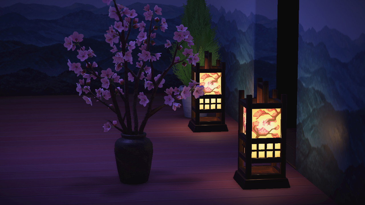 Animal Crossing New Horizons Asian Lamp ANIMALQU