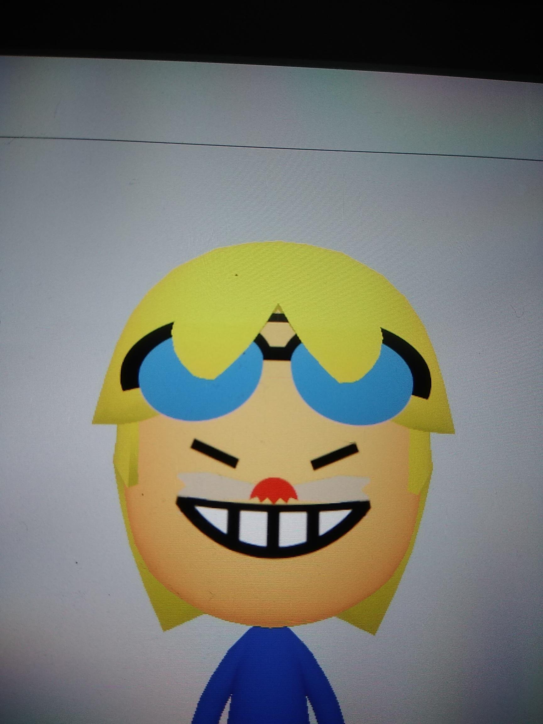 Spitz from Wario Ware r/mii