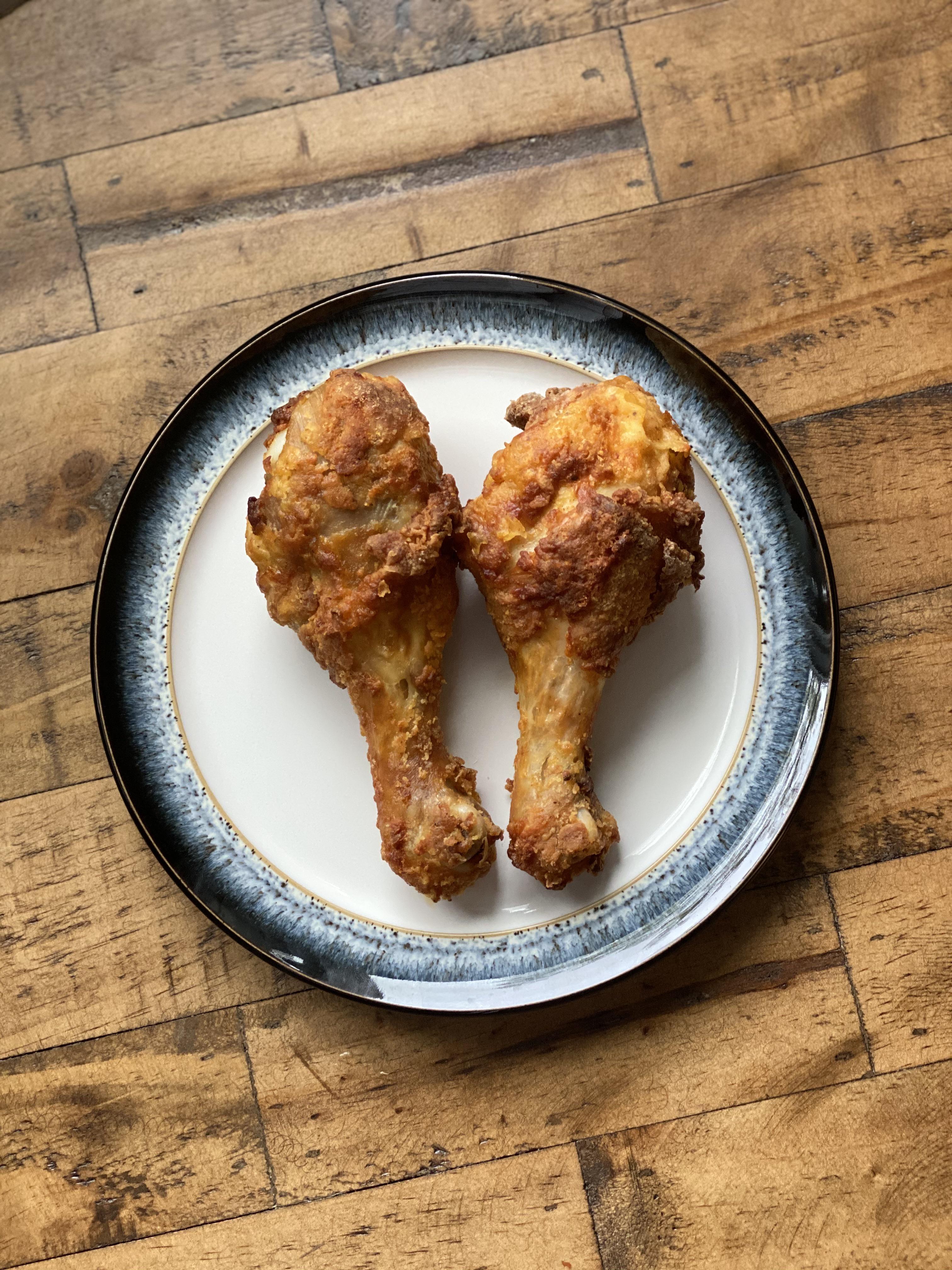 Airfryer fried chicken! This exceded my expectations! airfryer