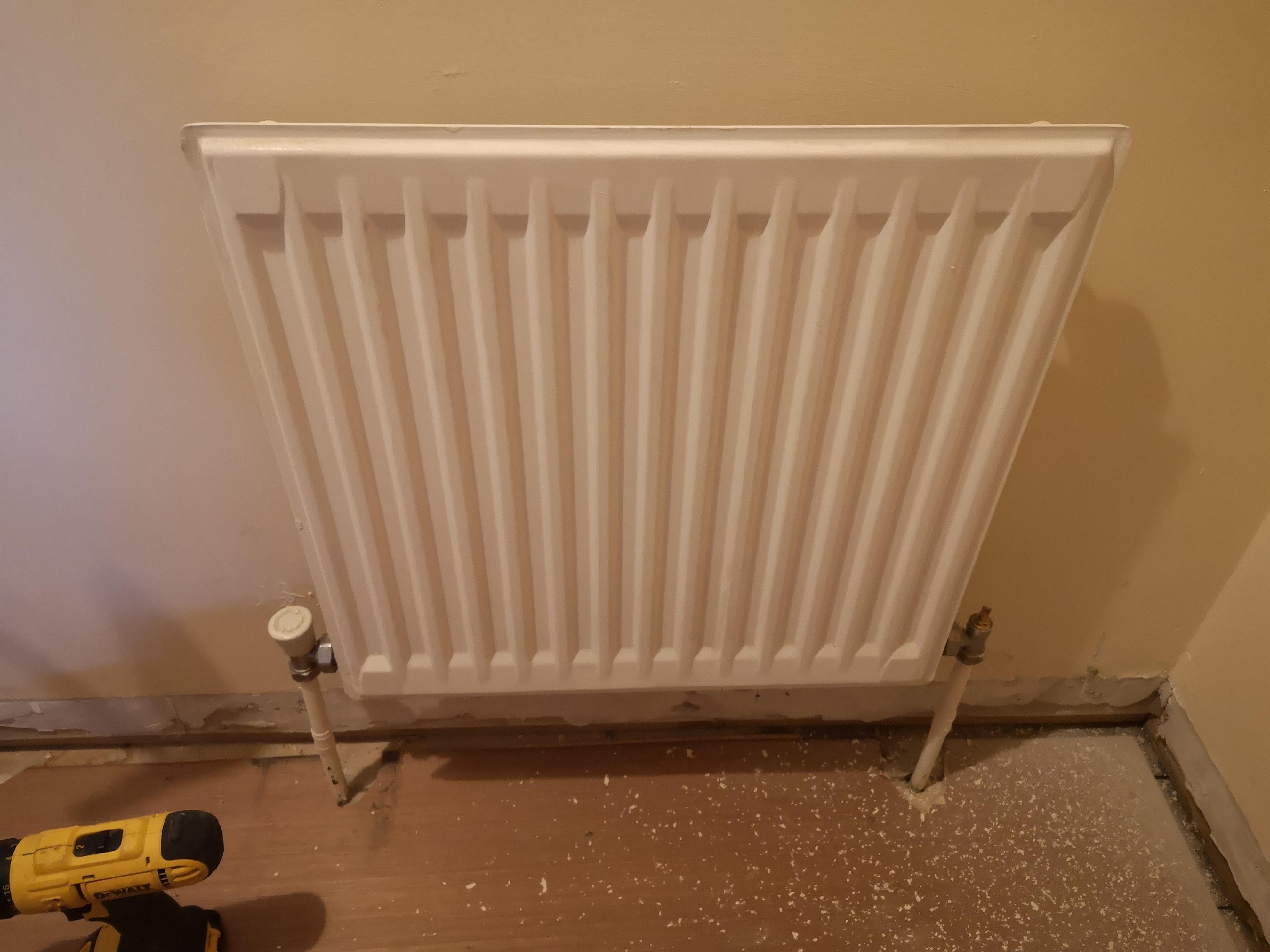 Removing radiator to tile underneath r/Plumbing