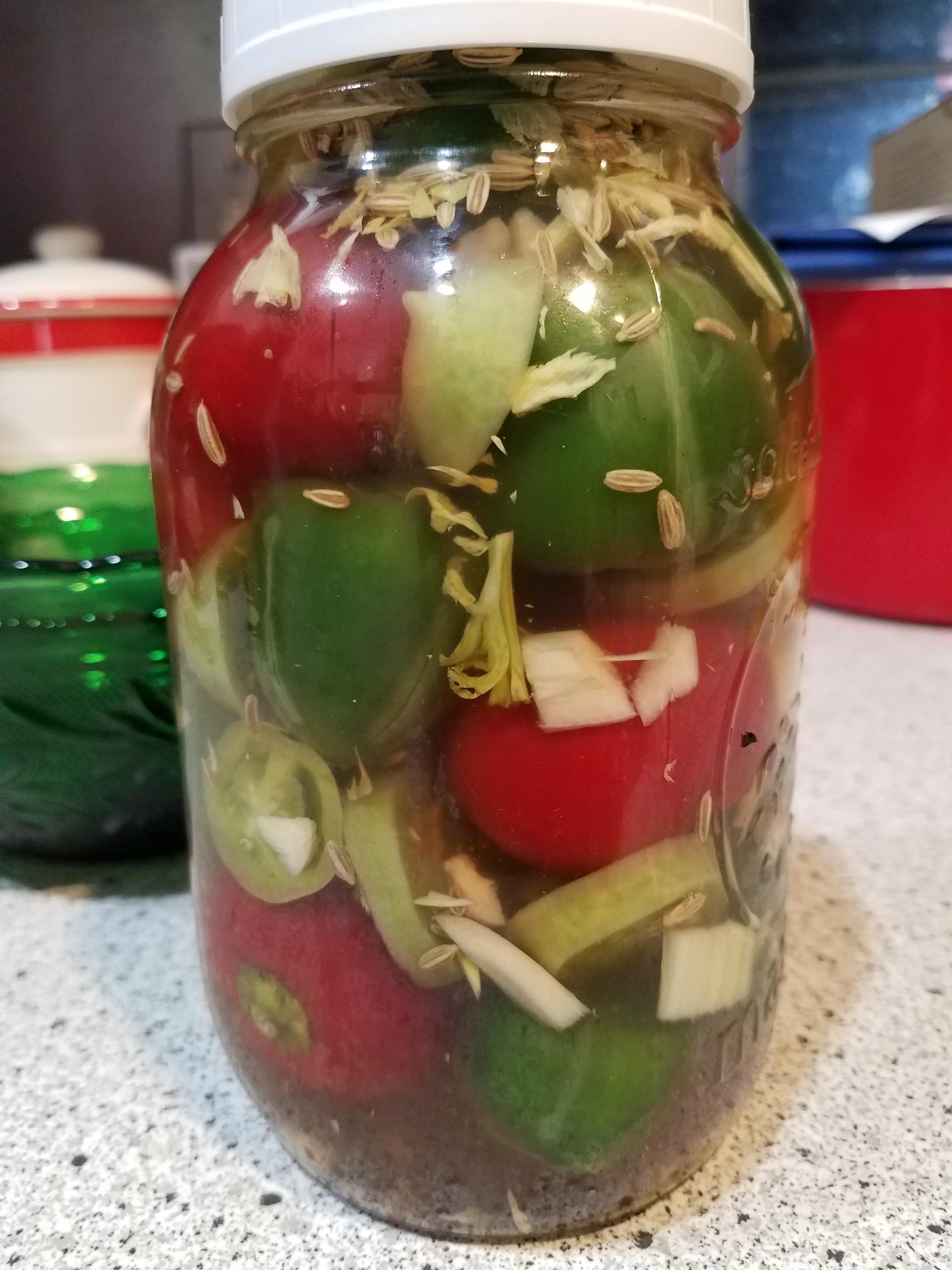 Cold pack cherry peppers r/Canning