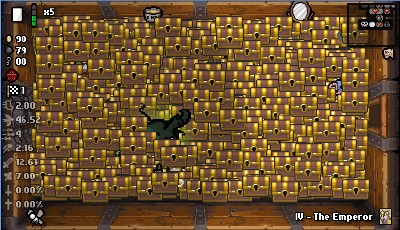 Isaac suffocating in the Chests (Colorized) r/bindingofisaac