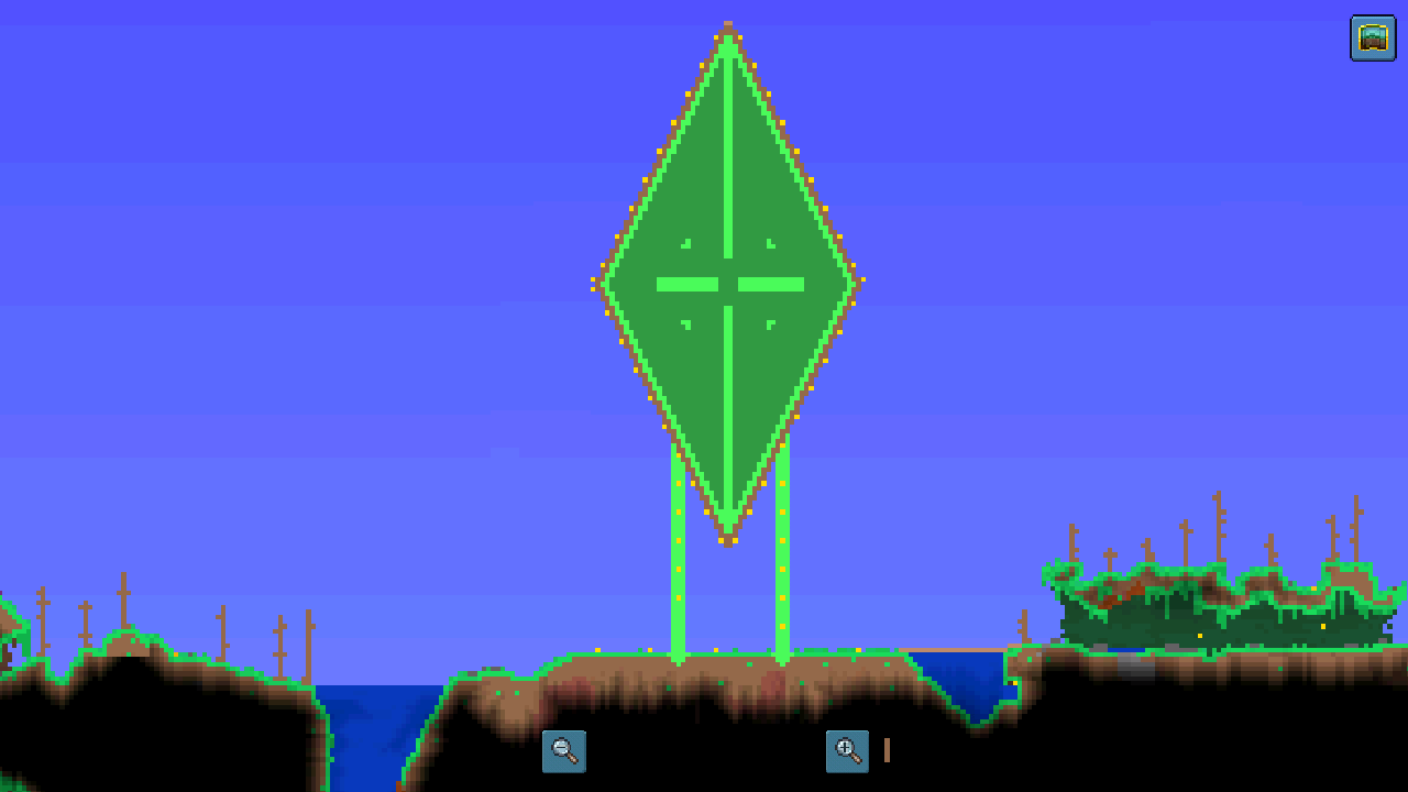 preparing for 1.4 the forest pylon (under construction) r/Terraria