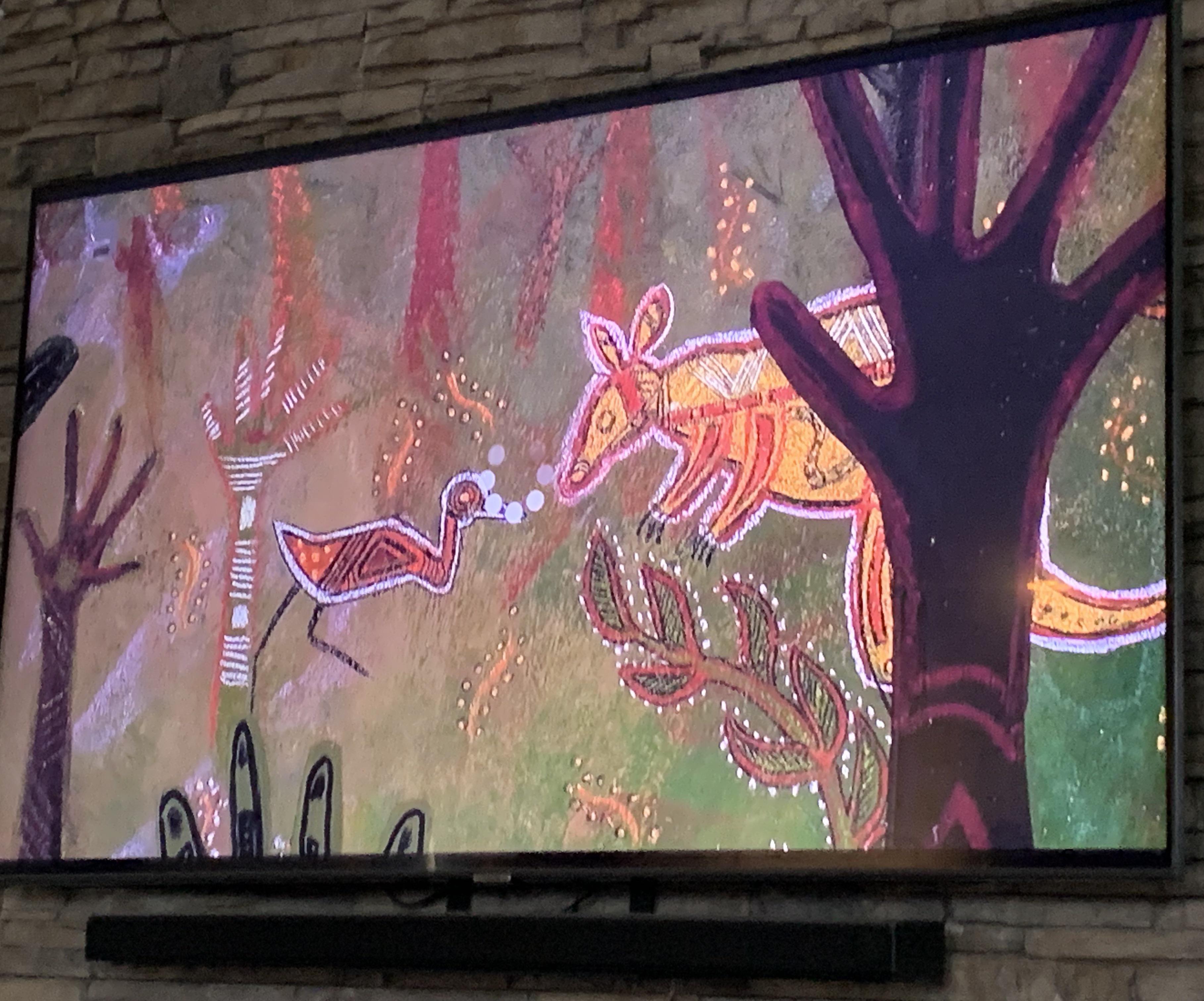 I guess modern televisions can freeze. It won’t turn off, and my dad