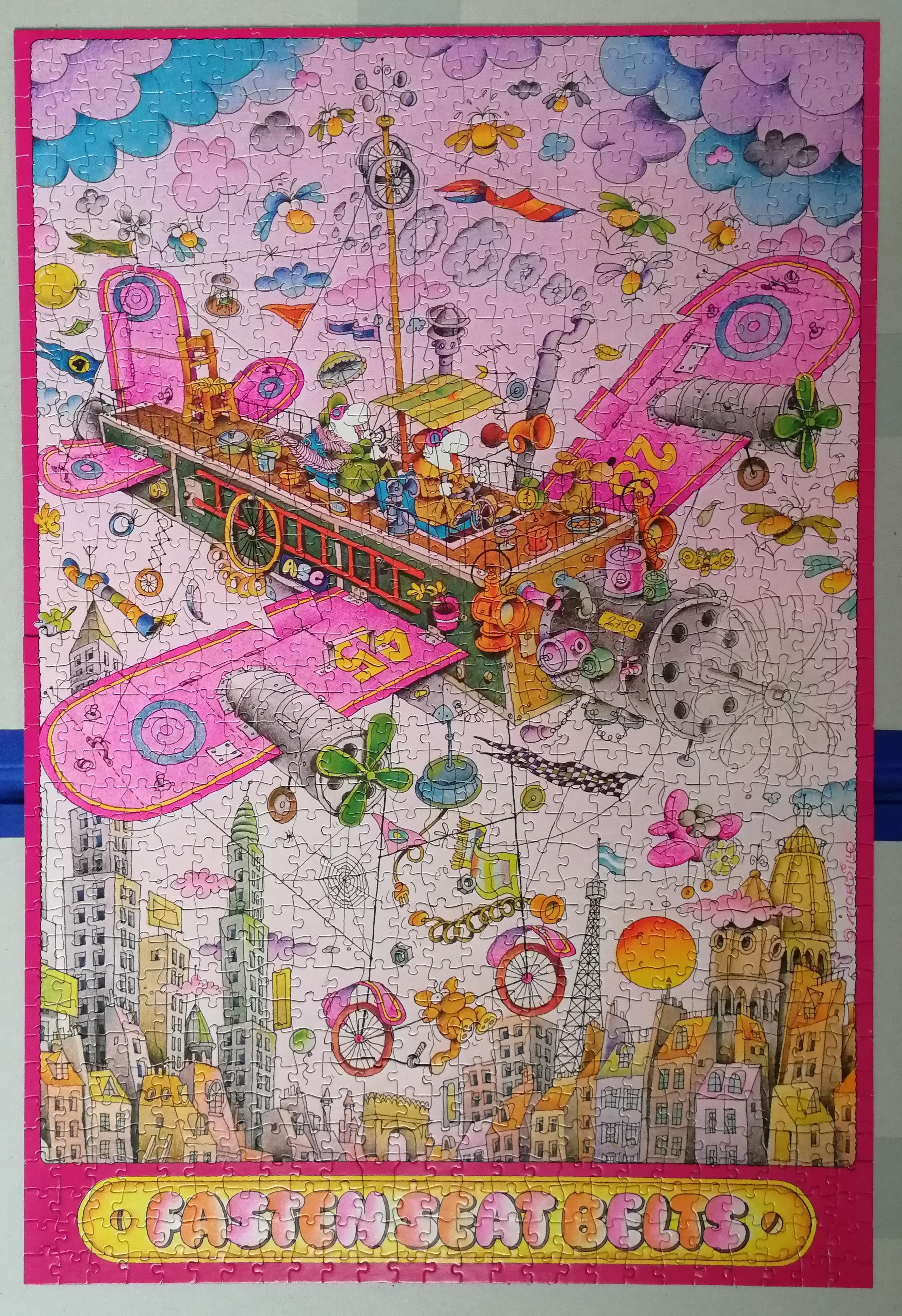 First jigsaw puzzle I've done in years! It's a 1000 pieces Mordillo