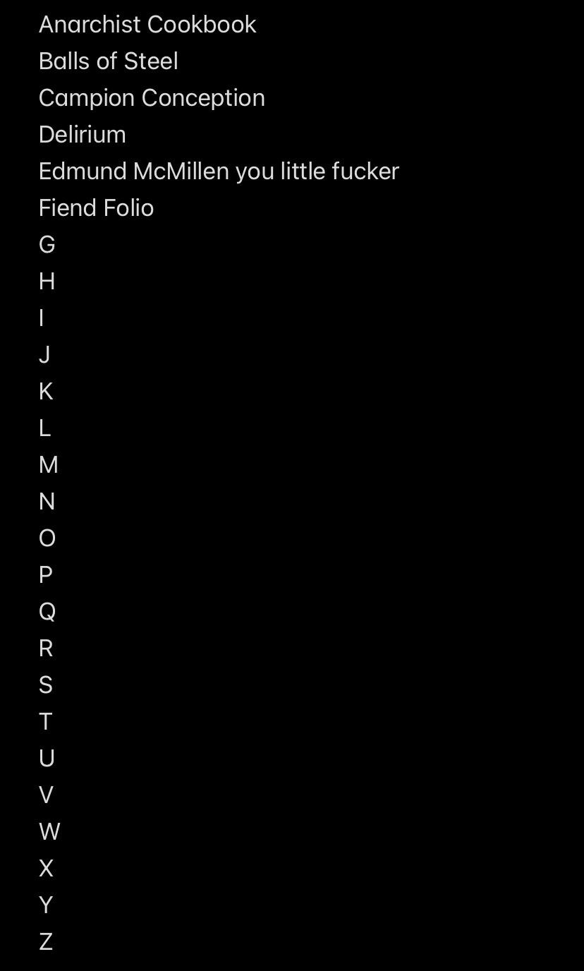 F is for Fiend Folio! What does G stand for? r/bindingofisaac