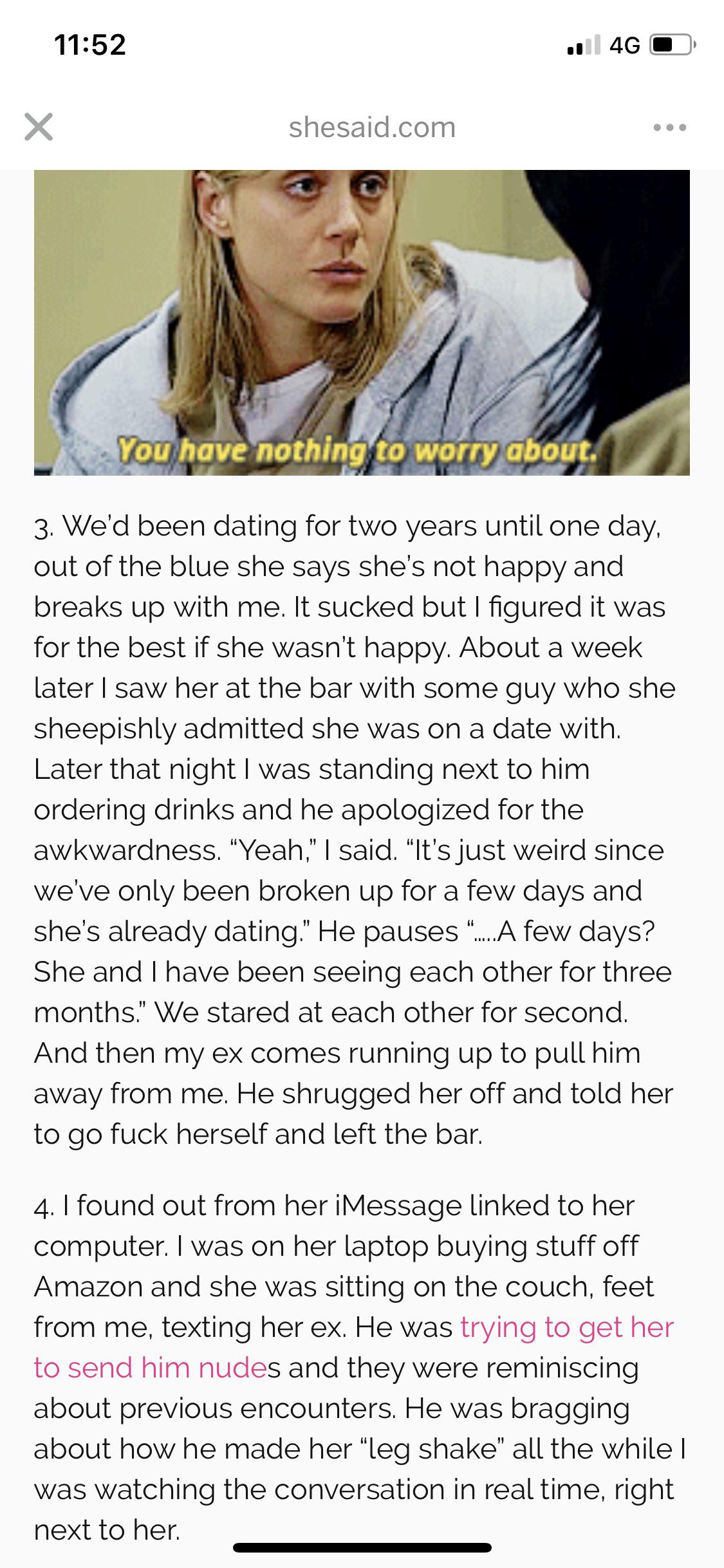 You have nothing to worry about cheating_stories