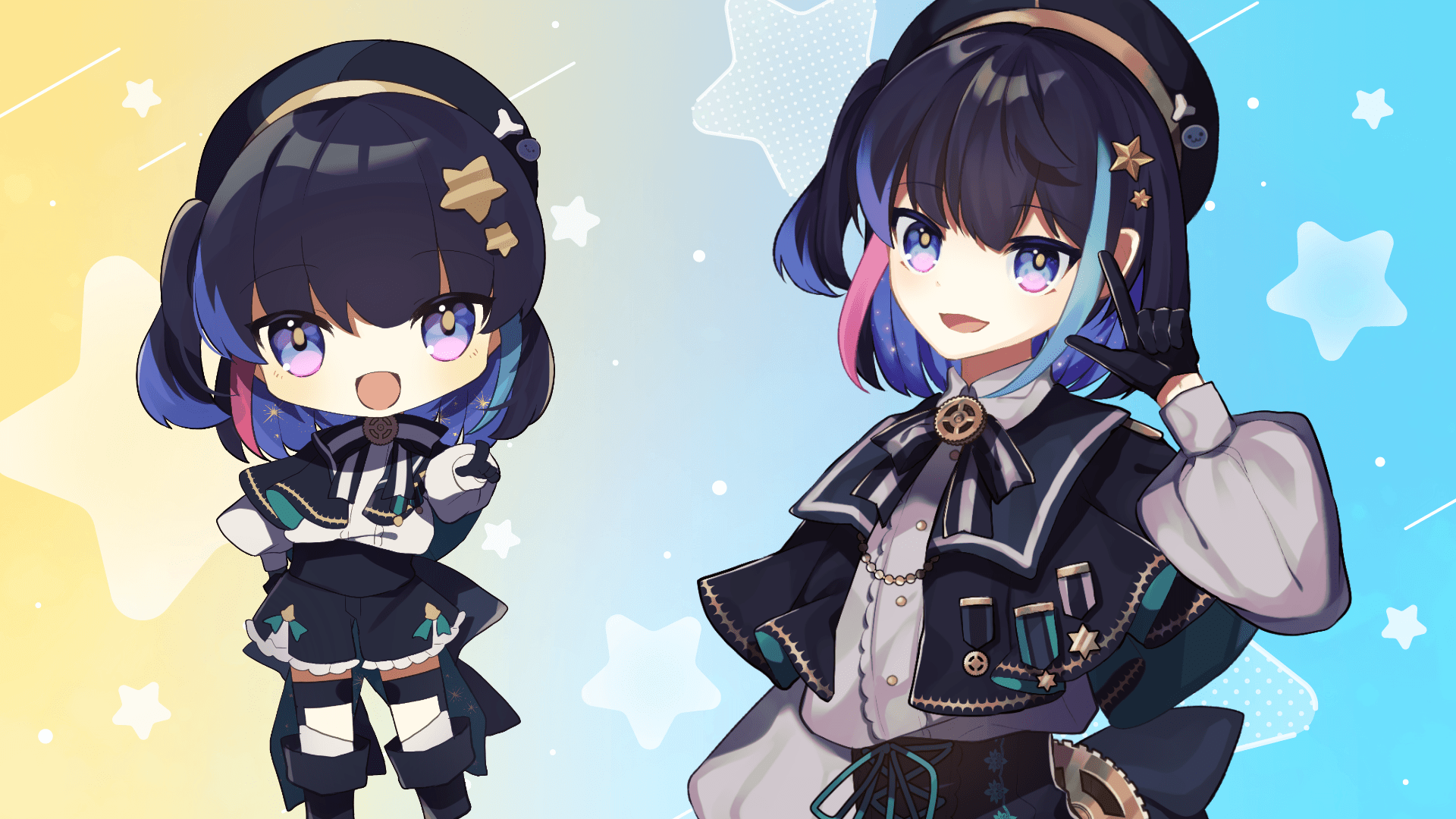 Hello! reddit! Vtuber's Ao Tetra where you can sing, dance and play