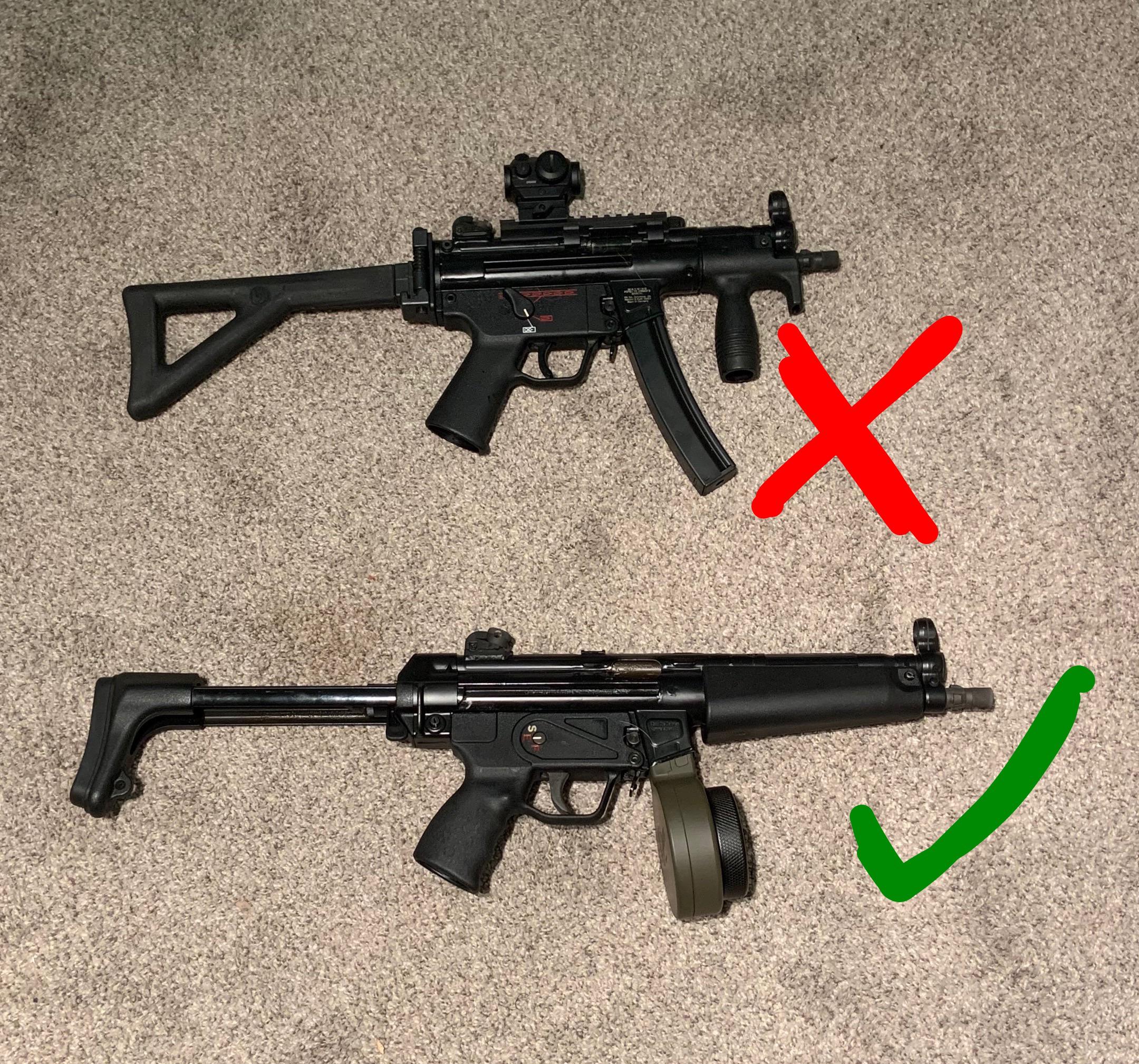 Airsoft Mp5 Drum Mag