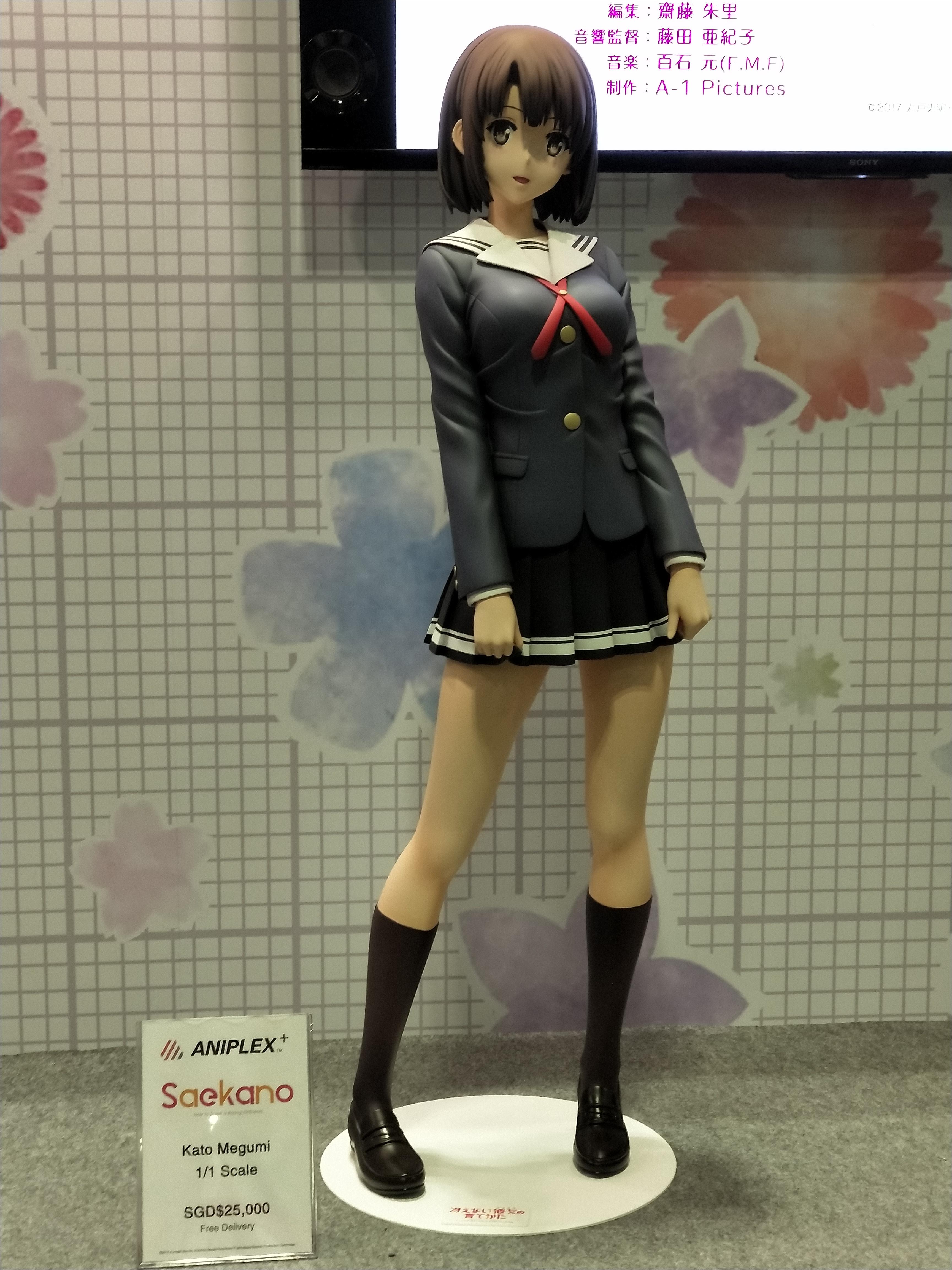 25.000 lifesize Megumi figure Saekano