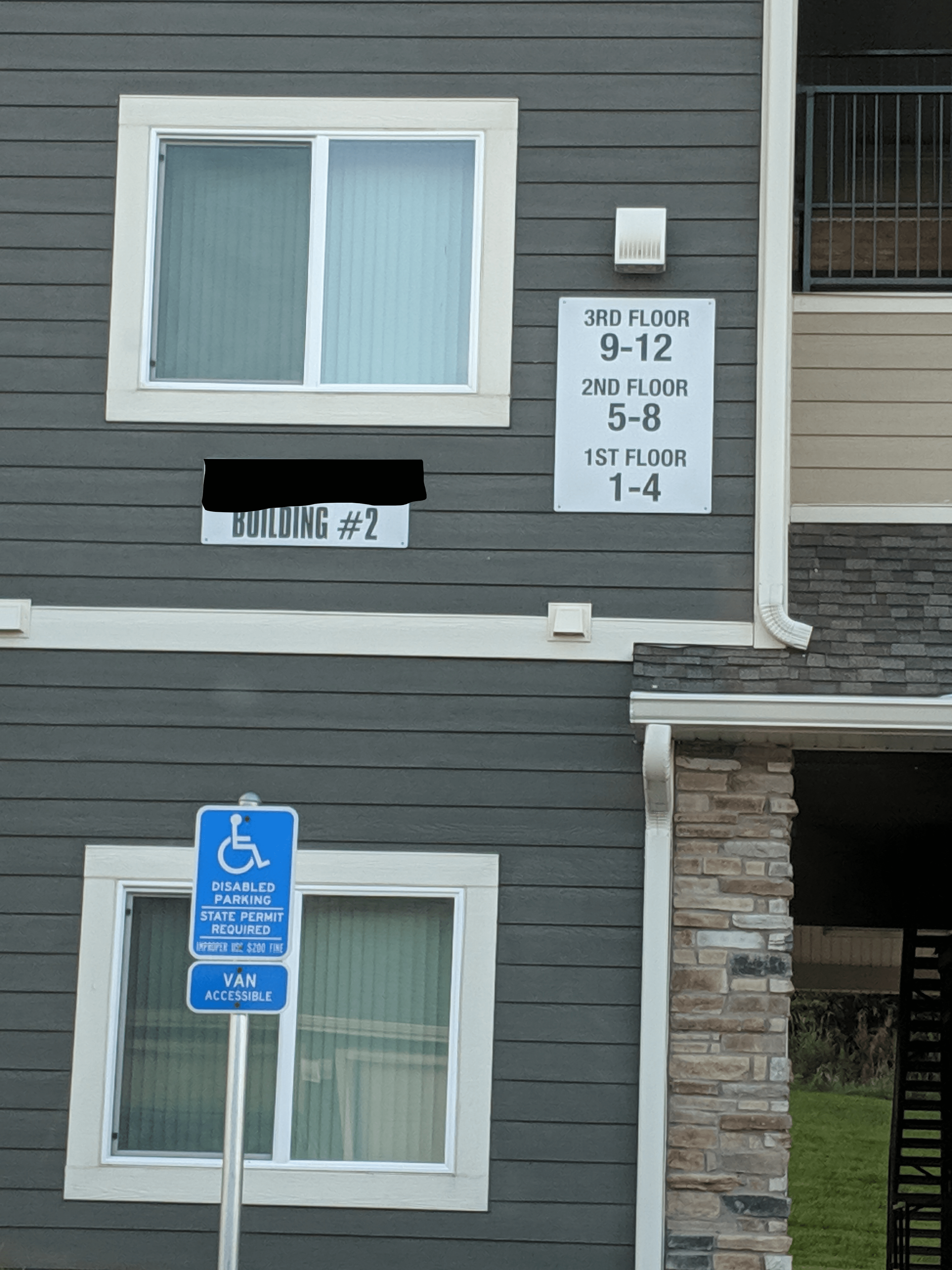 Unicorn of apartments. Clearly marked, outdoor stairs so no locked main