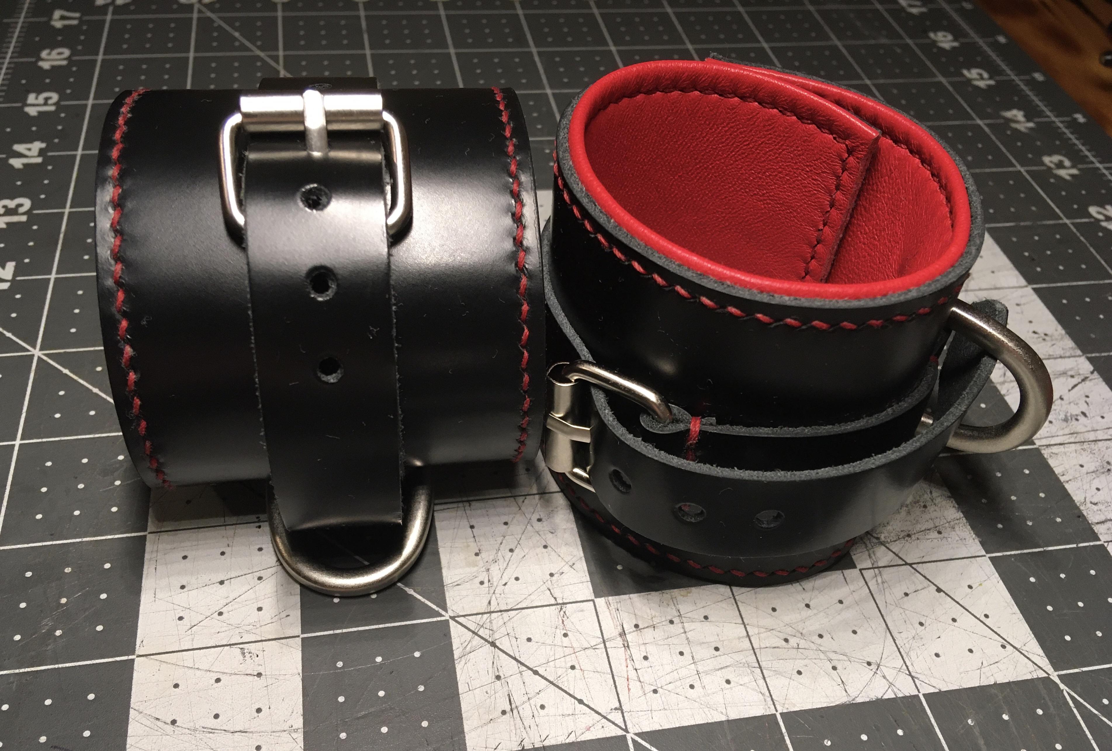 Leather cuffs r/BdsmDIY