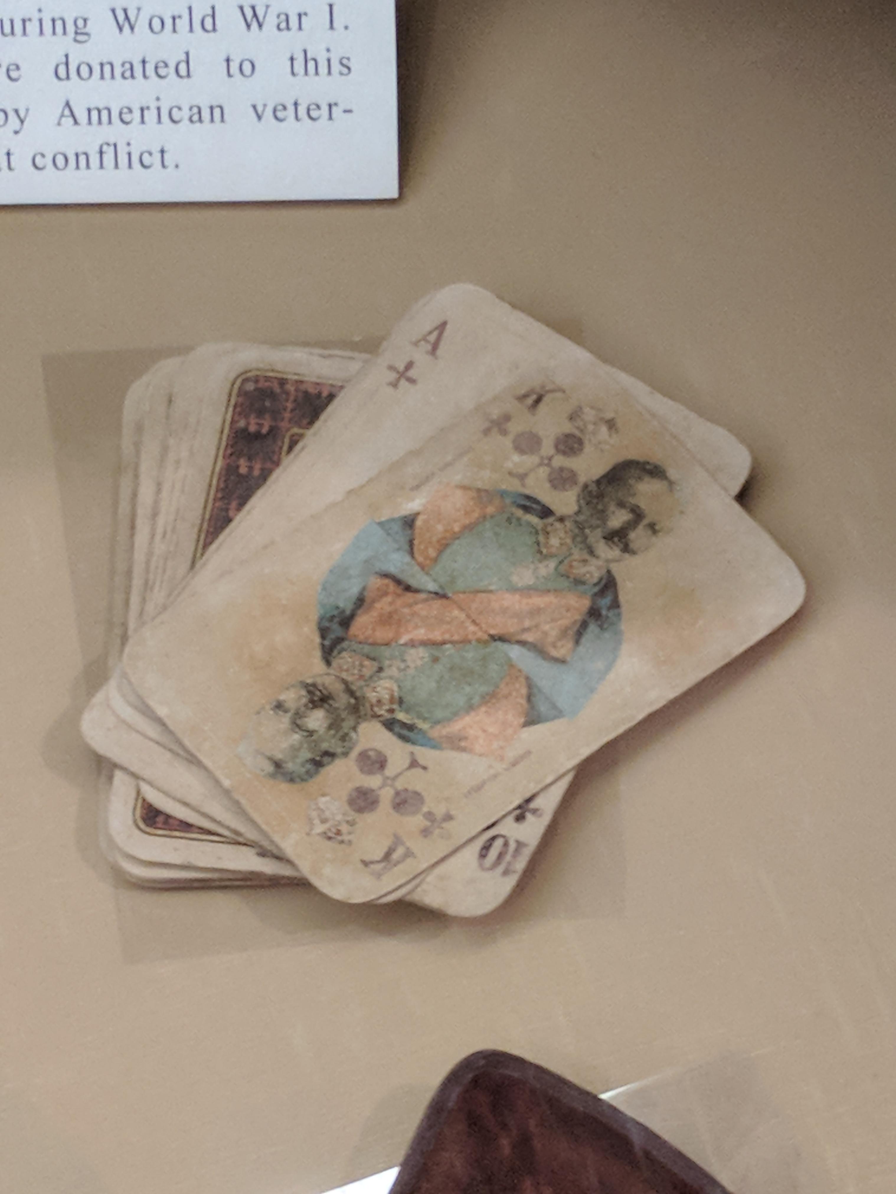 Found a pack of W I L L Y playing cards at the Virginia War Museum r