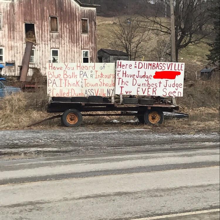 Stay classy, Rural PA. r/trashy