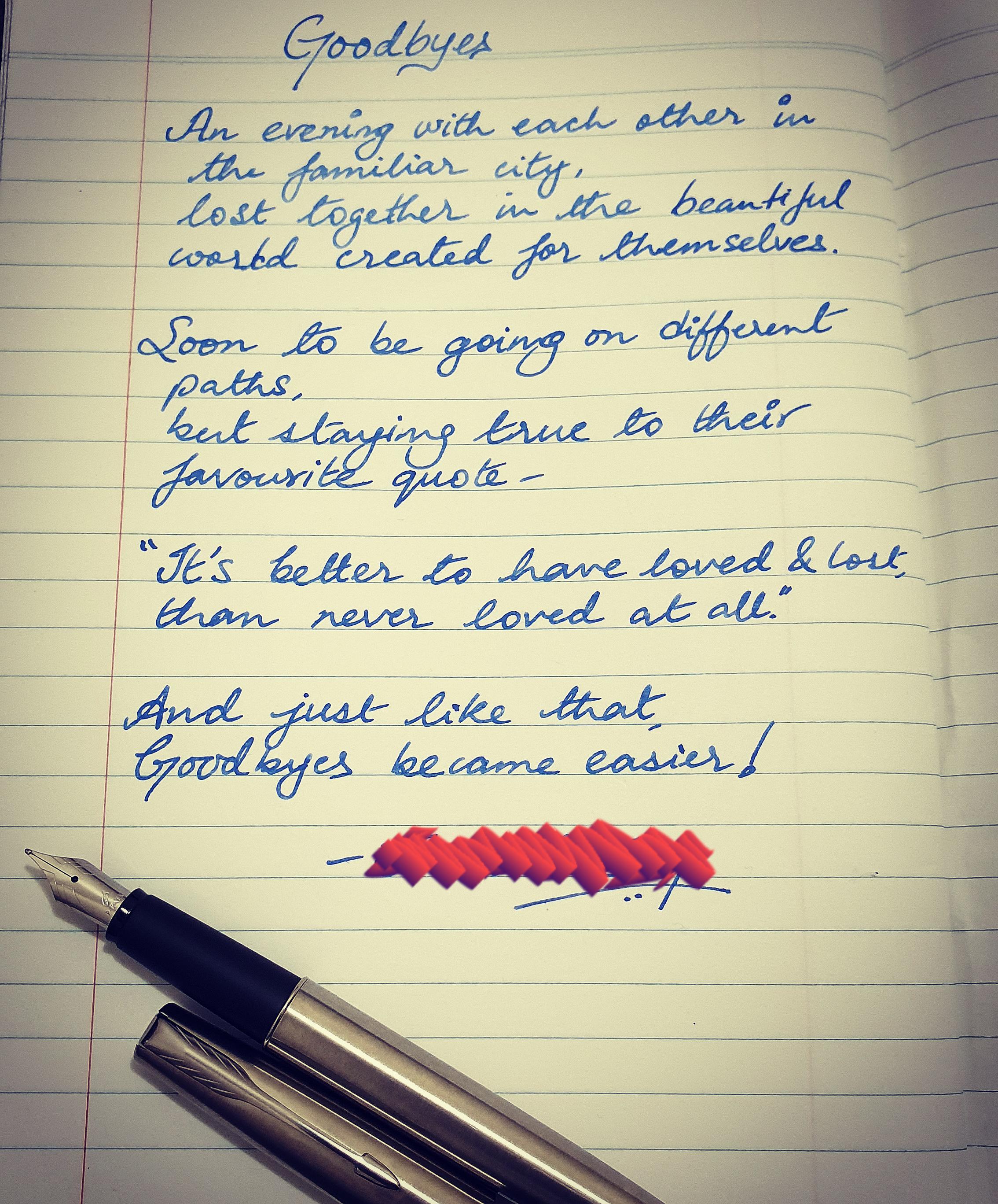 Happy Fountain Pen Day ft. Parker Frontier and quote by yours truly