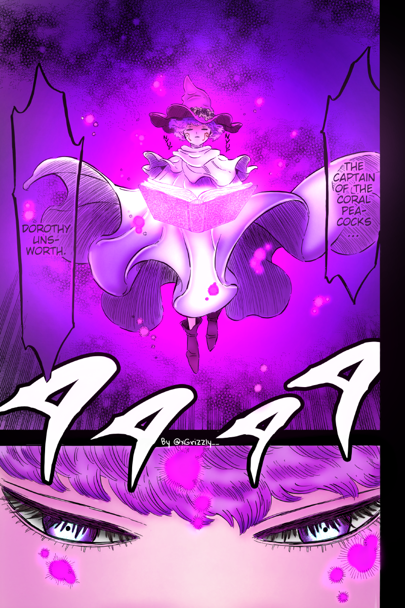 Black Clover Dorothy Unsworth Wallpaper She runs the coral peacock