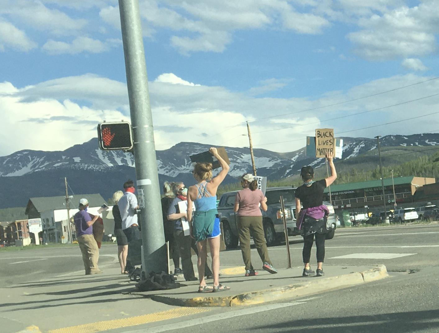 Fraser, Colorado, population 1,300 showing solidarity. [OC, taken June