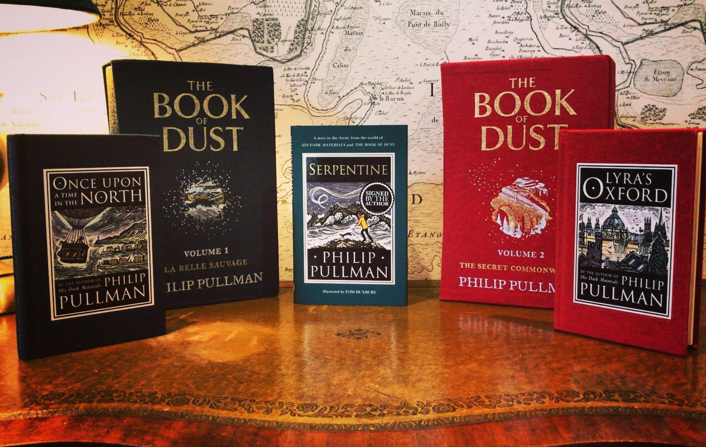 Signed and numbered editions of the Book of Dust + HDM novellas r/bookporn