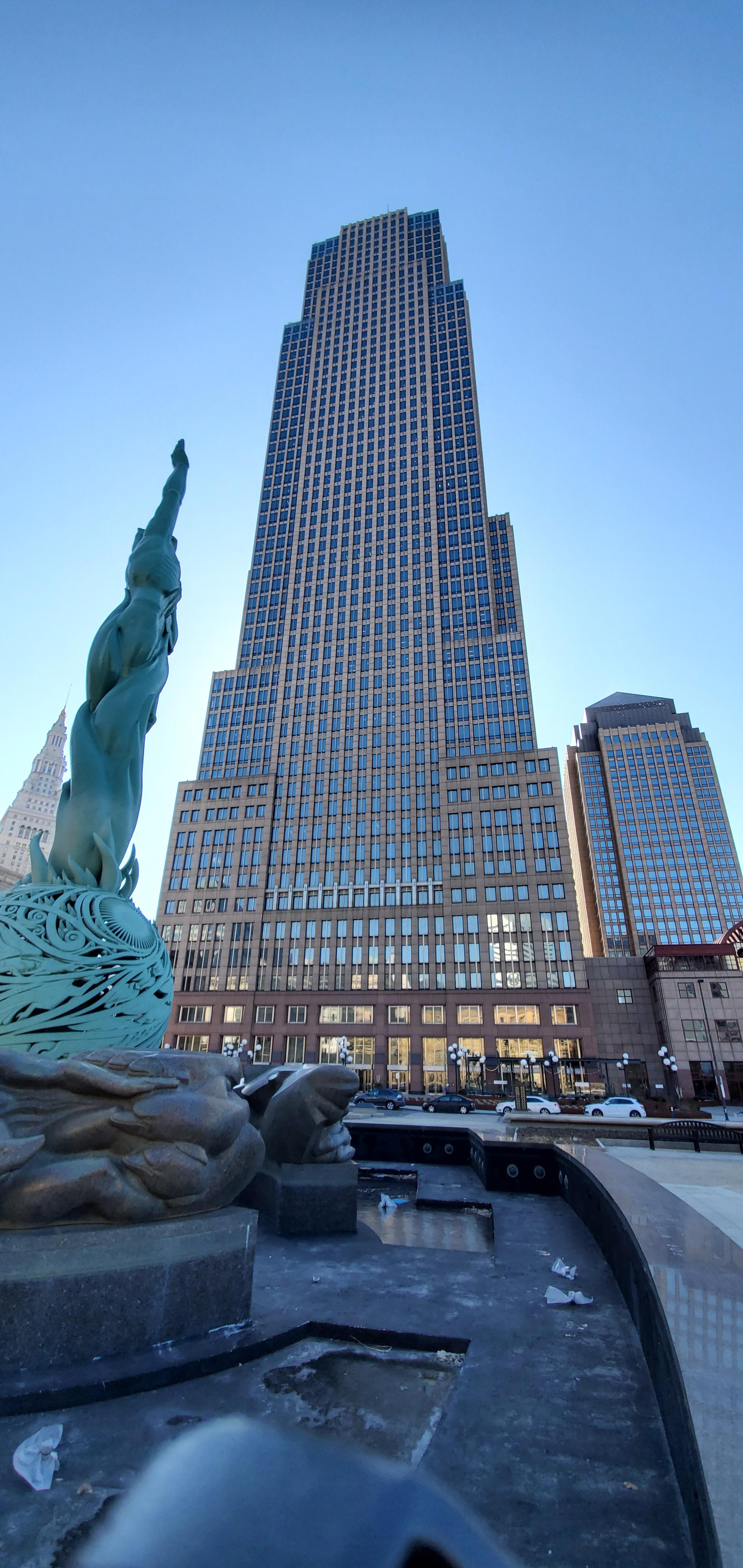 Took this picture of the keybank tower today. Turned out well! r