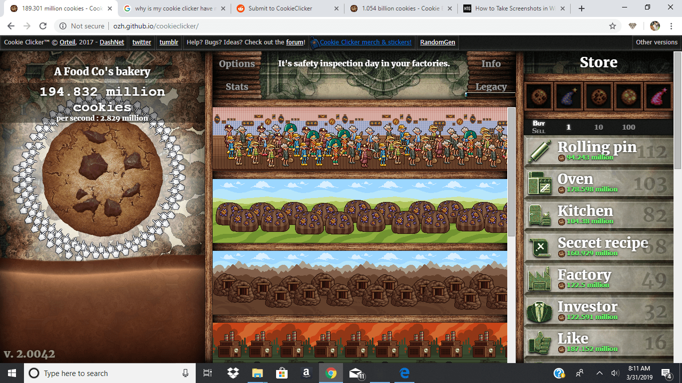 hi I just got into cookie clicker and it was like this can anybody help