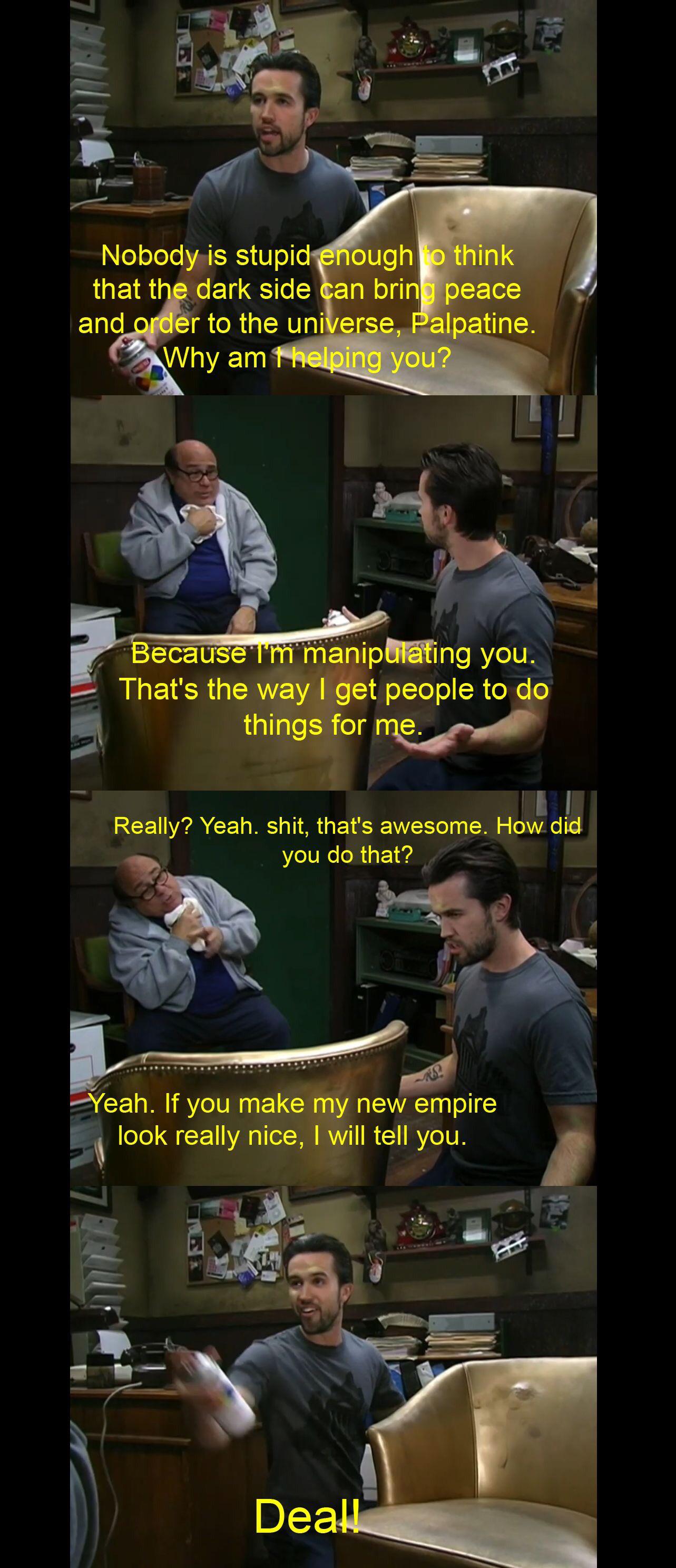 Whoa. Wait, has this chair always been dipped in gold? r/IASIPrequelMemes