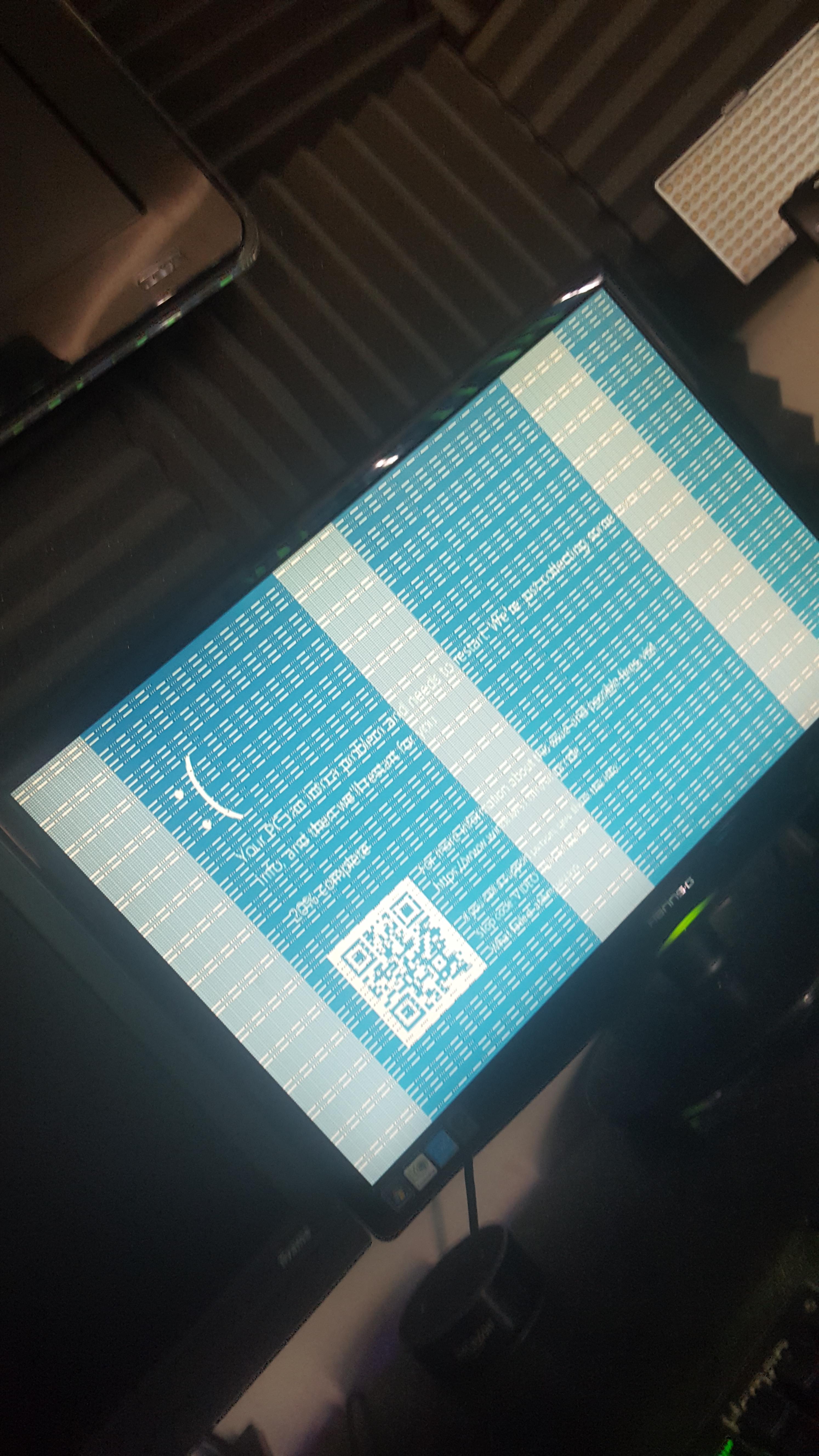 Pc started glitching out, completly restarted itself then there was