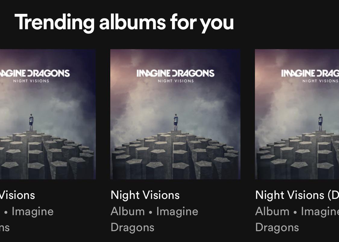 Thanks Spotify r/imaginedragons