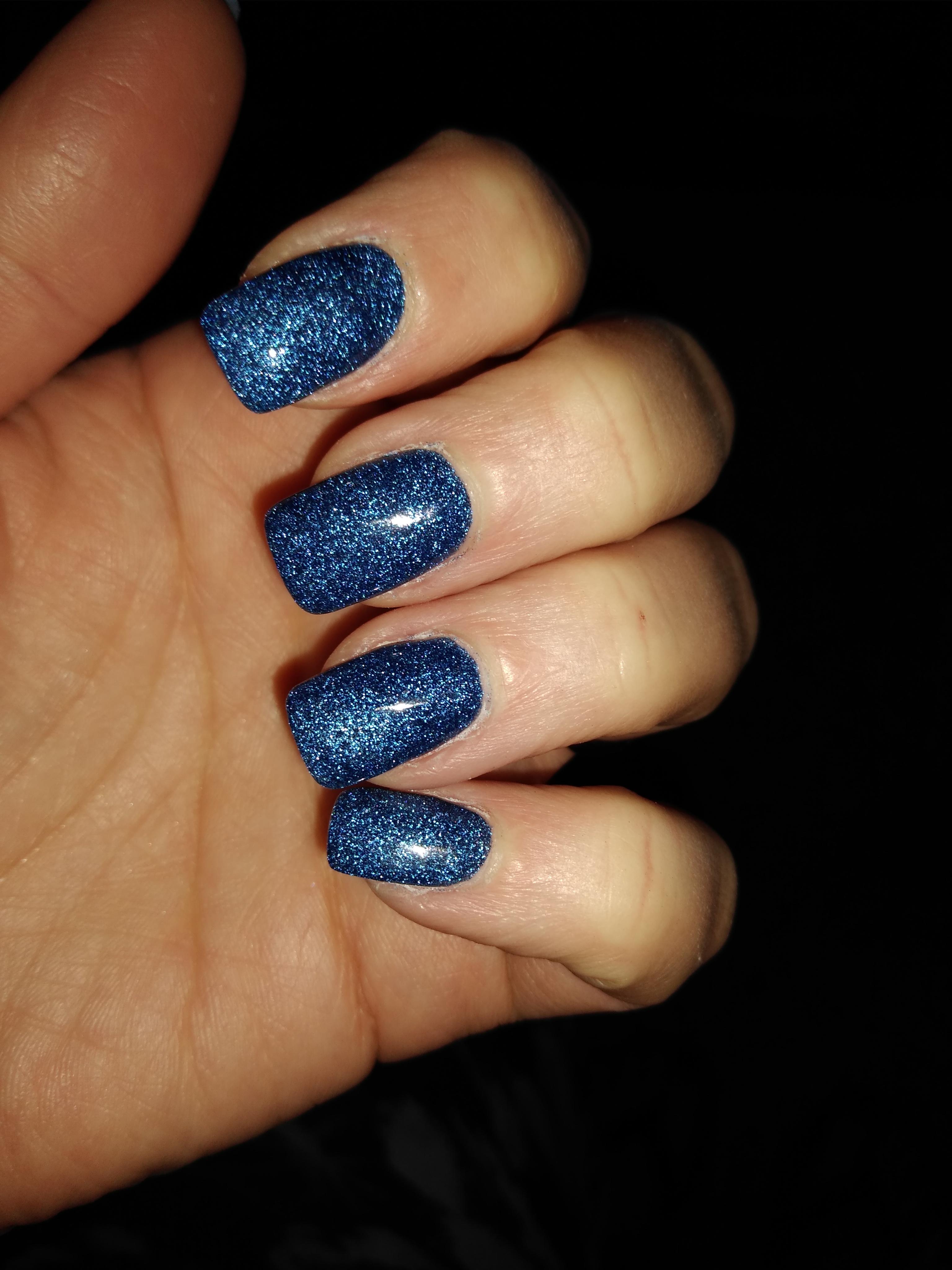 My first solid color nail dipping powder. I usually just get the color in a french manicure