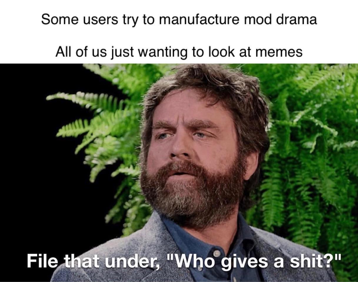 Mean meme. “Seriously, I don’t care just let me look at memes again