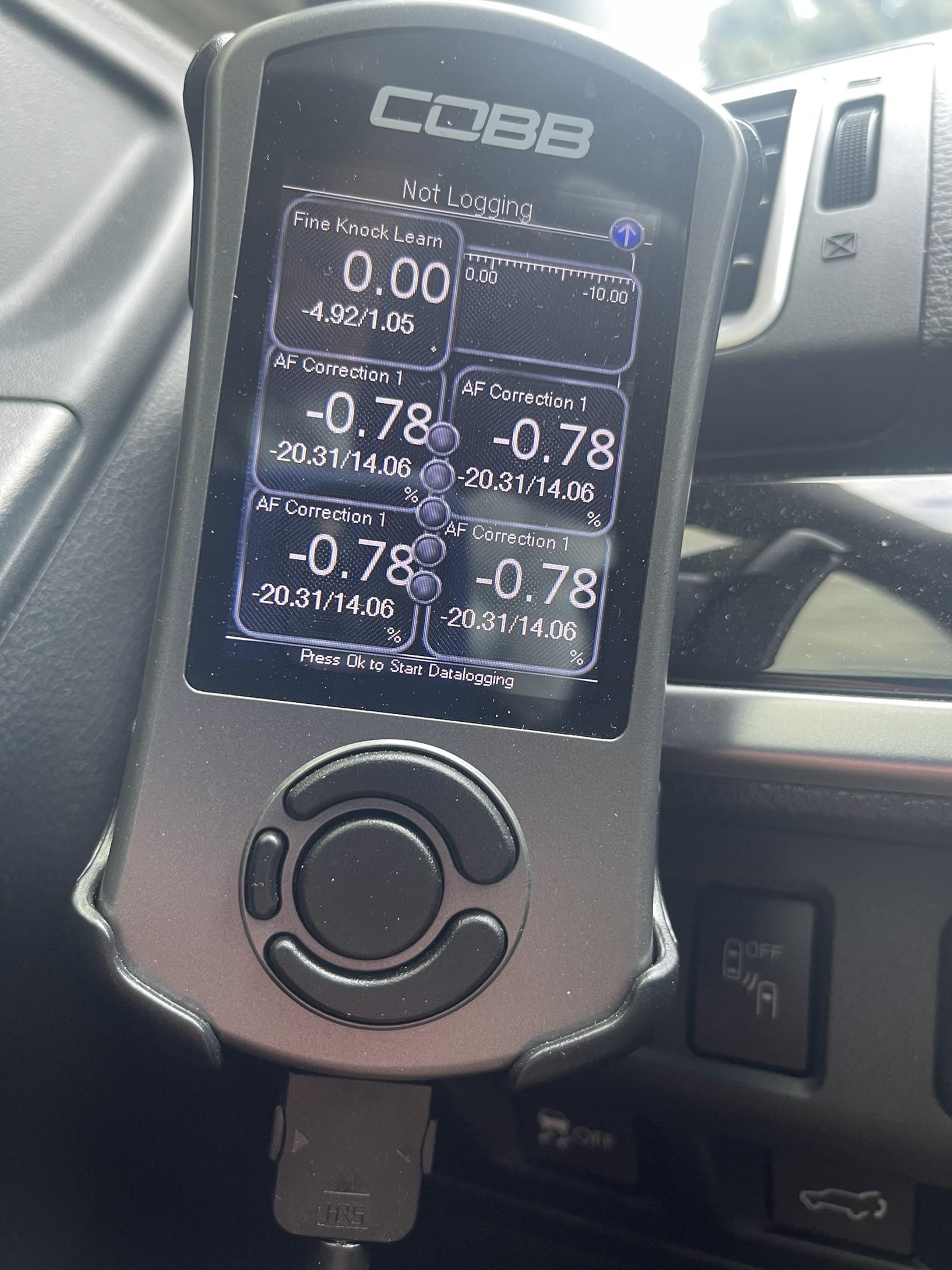 Cobb access port question. Fine knock learn. I’ve been running the