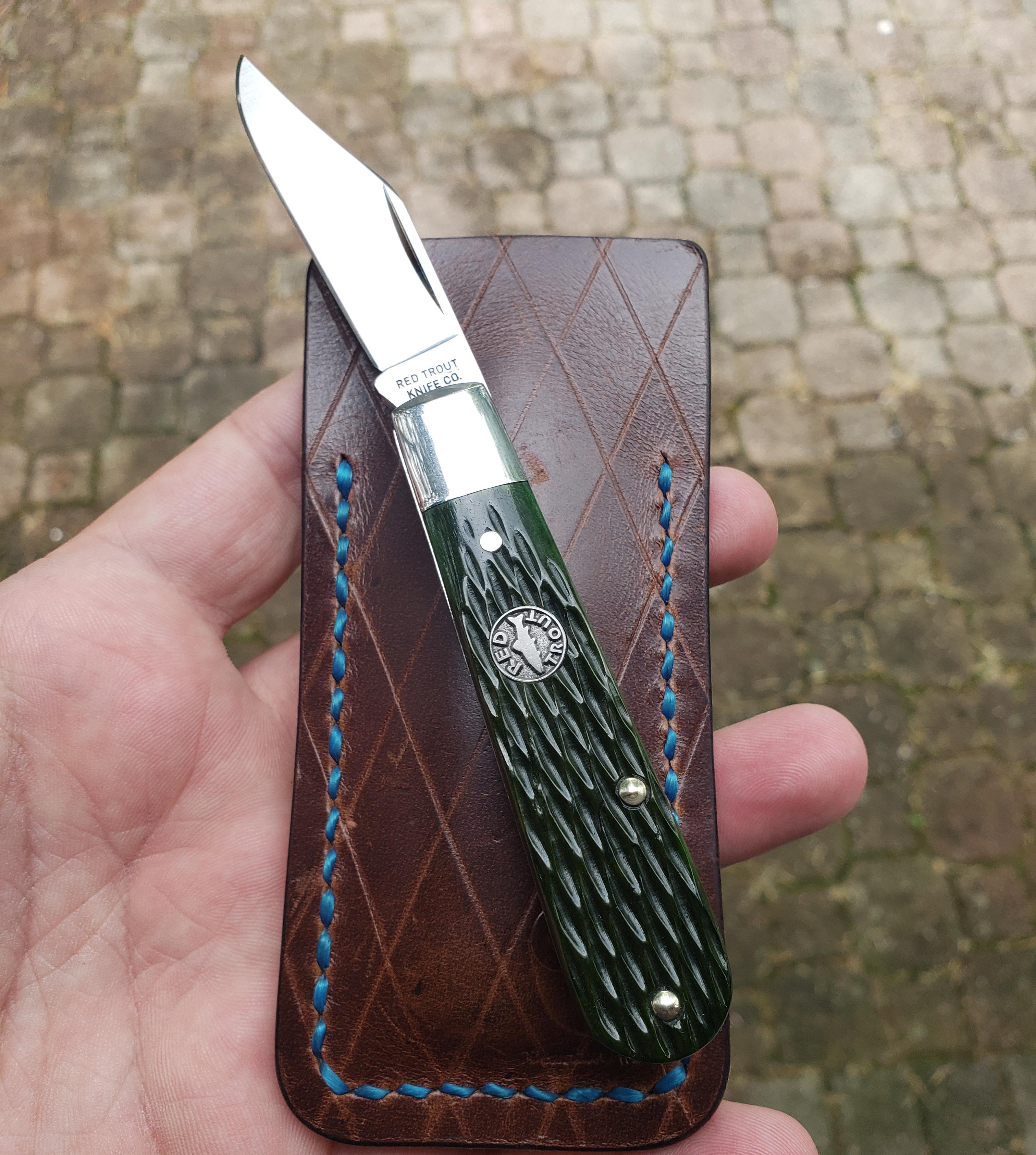Canal street cutlery Red Trout knife in the pocket this week r