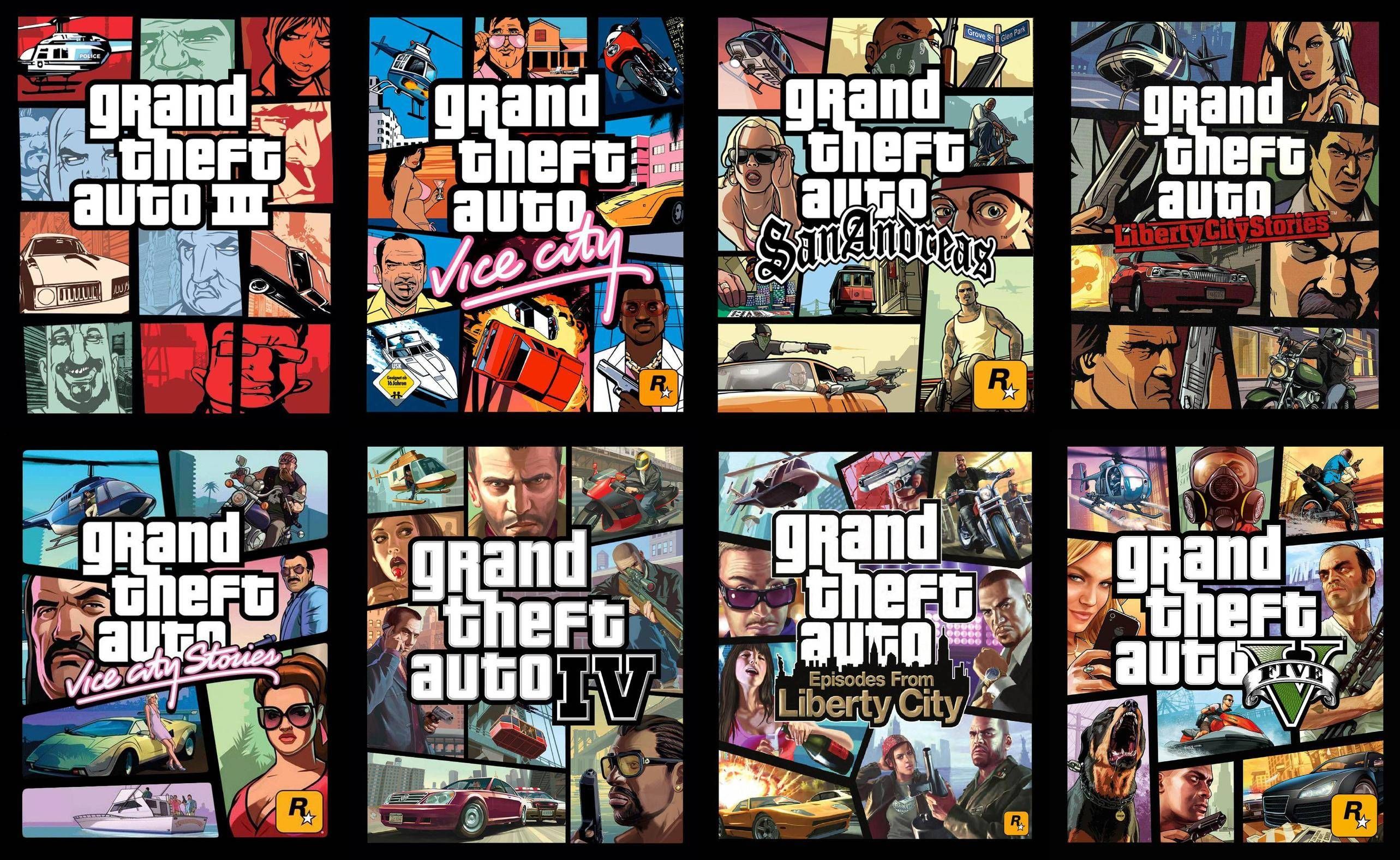The top left of each GTA cover art is always a helicopter r/gaming