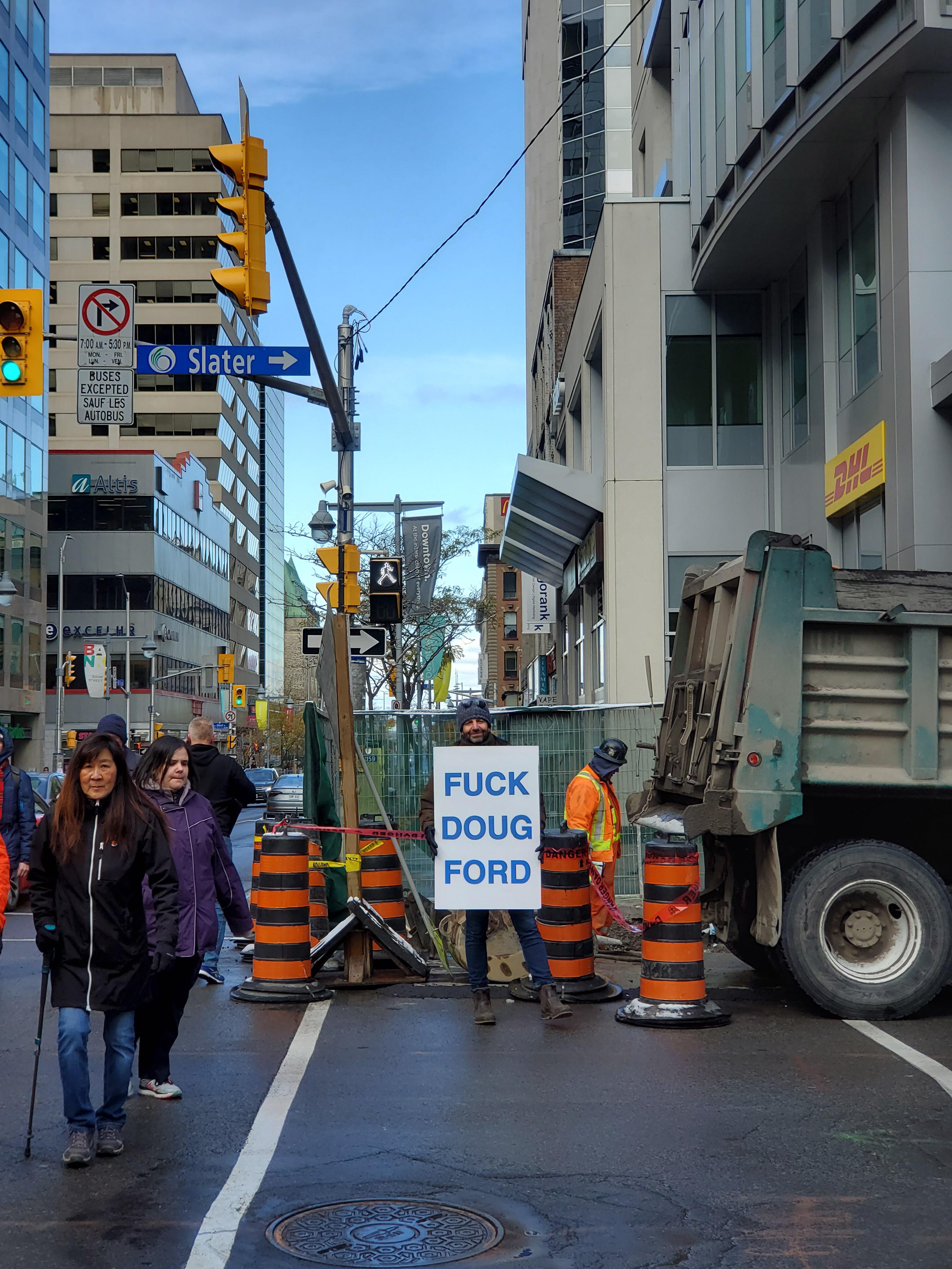 Seen at Bank and Slater. r/ottawa