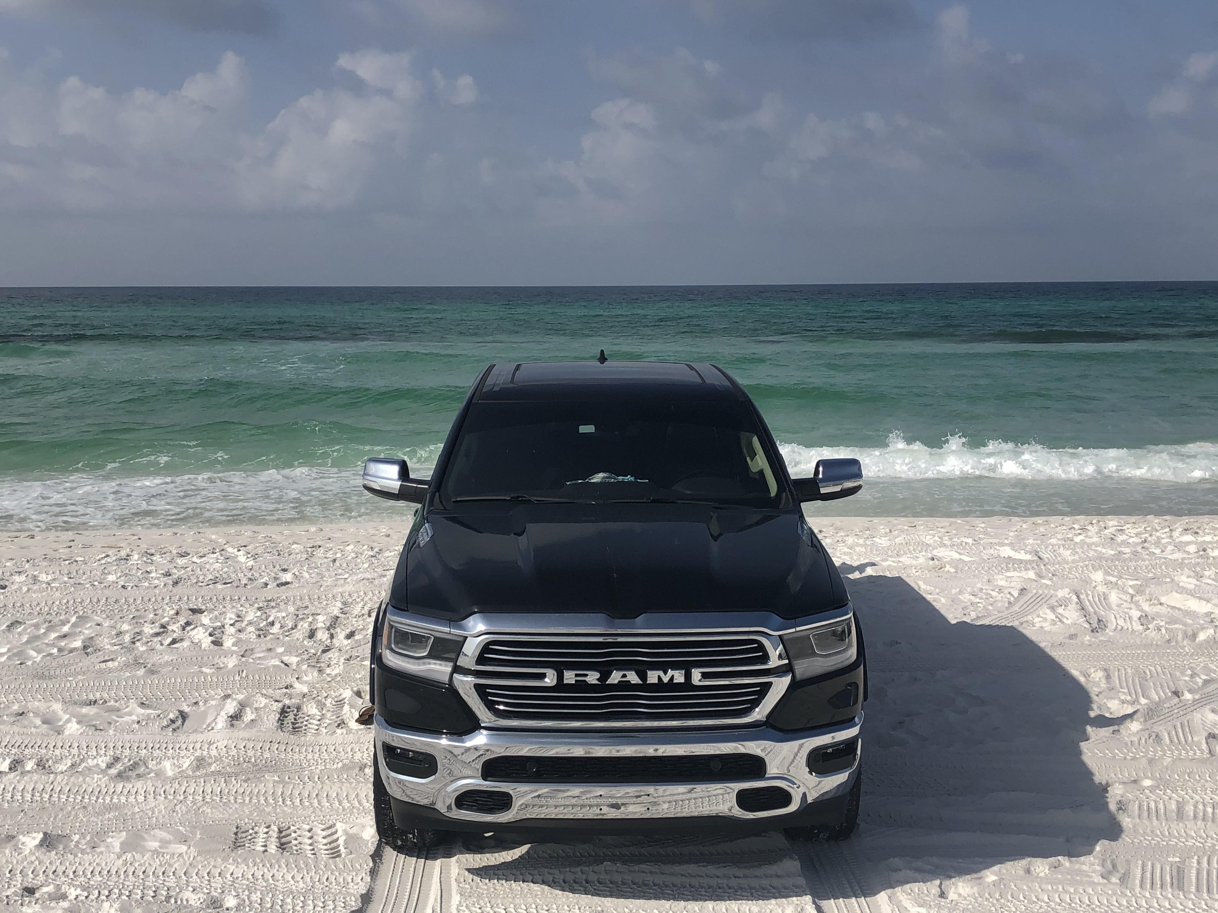 Beach day. r/ram_trucks