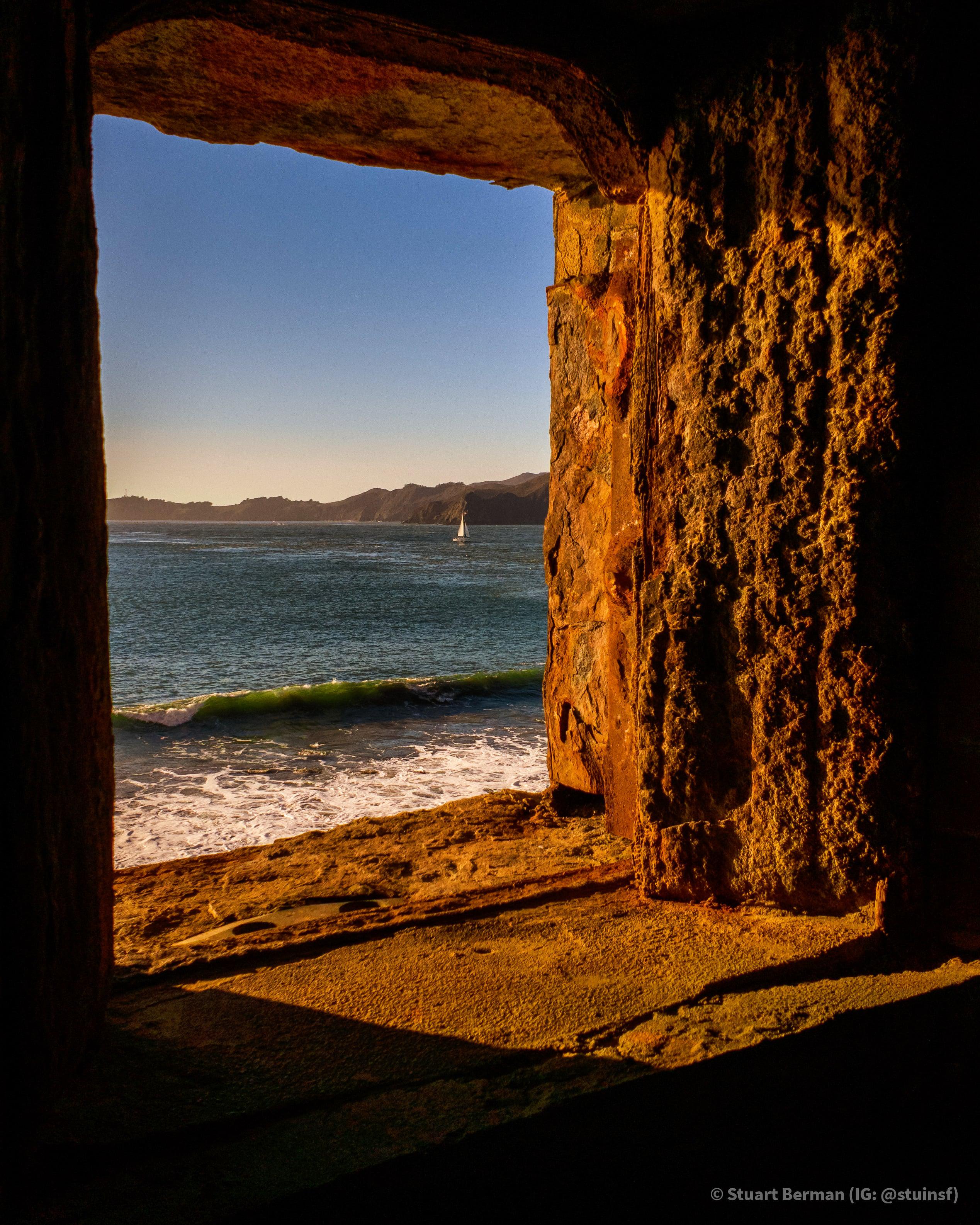 Pacific Ocean, seen from Fort Point, San Francisco r/sanfrancisco