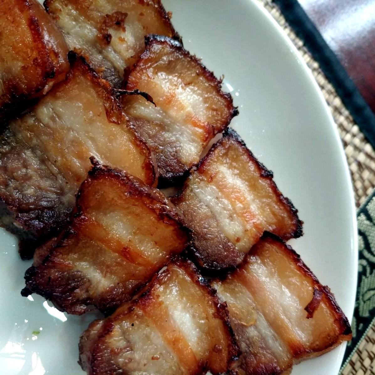 Beautiful chashu pork belly I made today r/meat