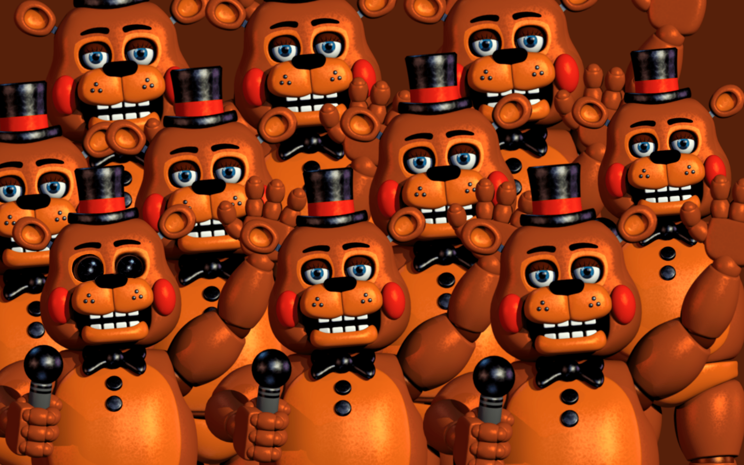 Here, have a bunch of Toy Freddys as your wallpaper. r/toyfreddy