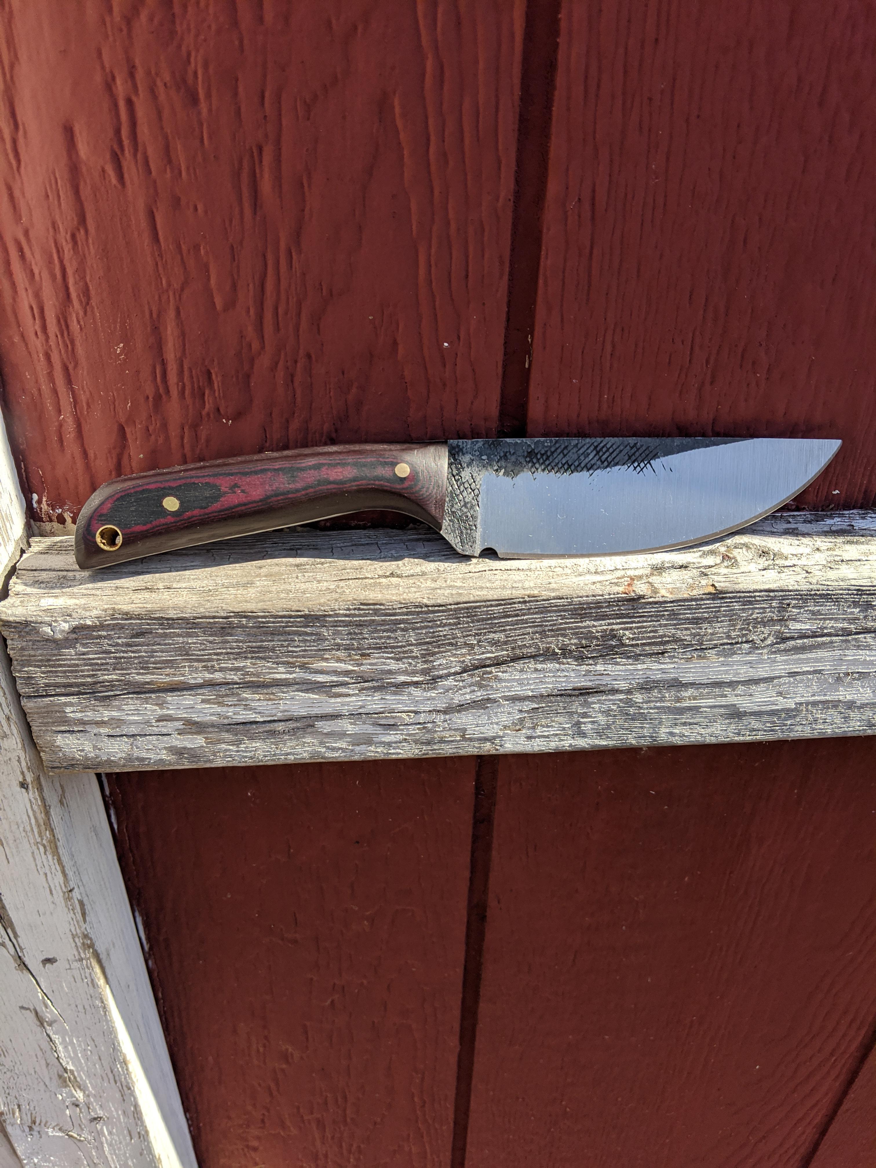 Just finished this file knife with Richlite handle r/Bladesmith