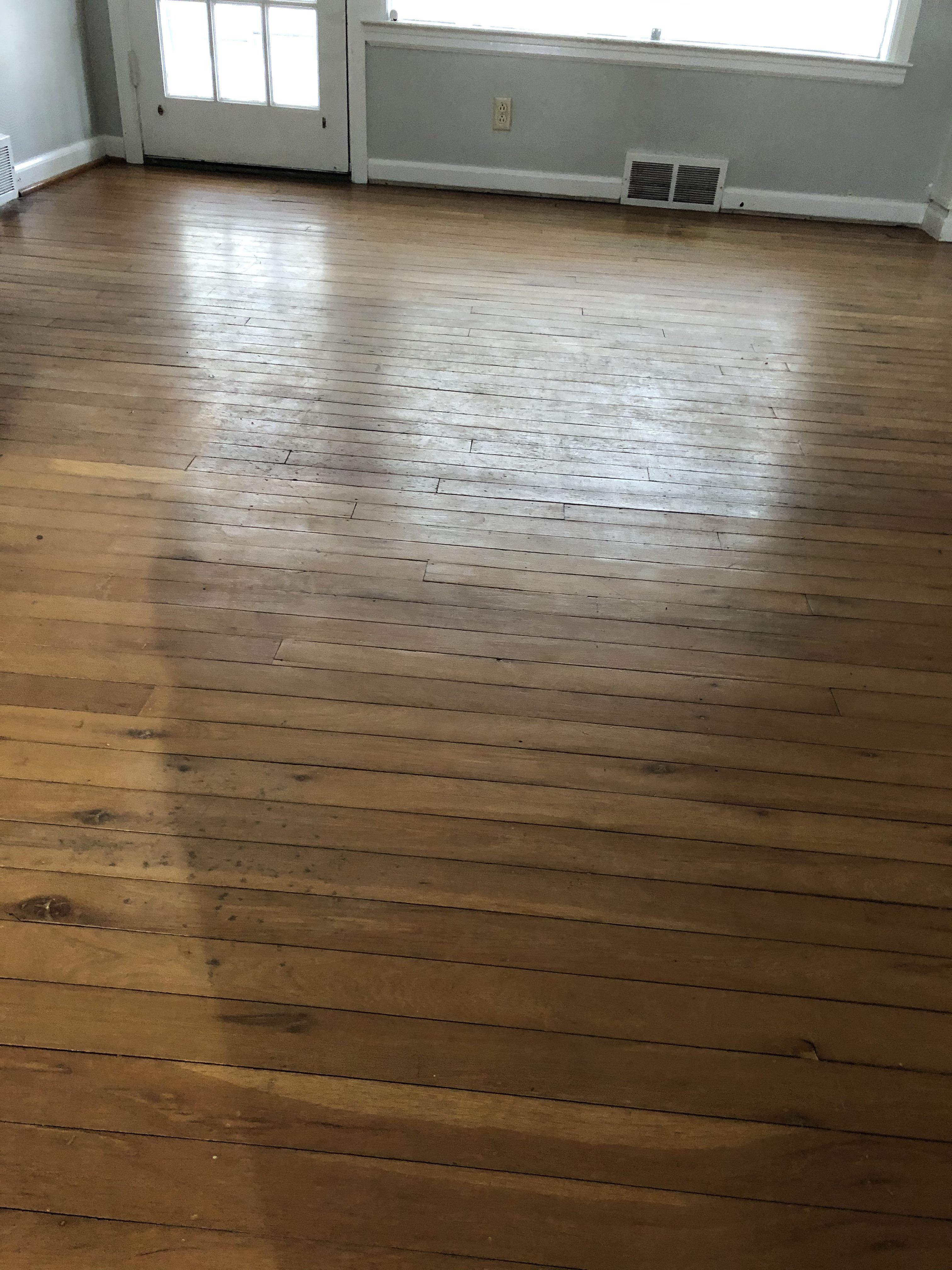 Just Refinished our 100+yr old pine floors HardWoodFloors