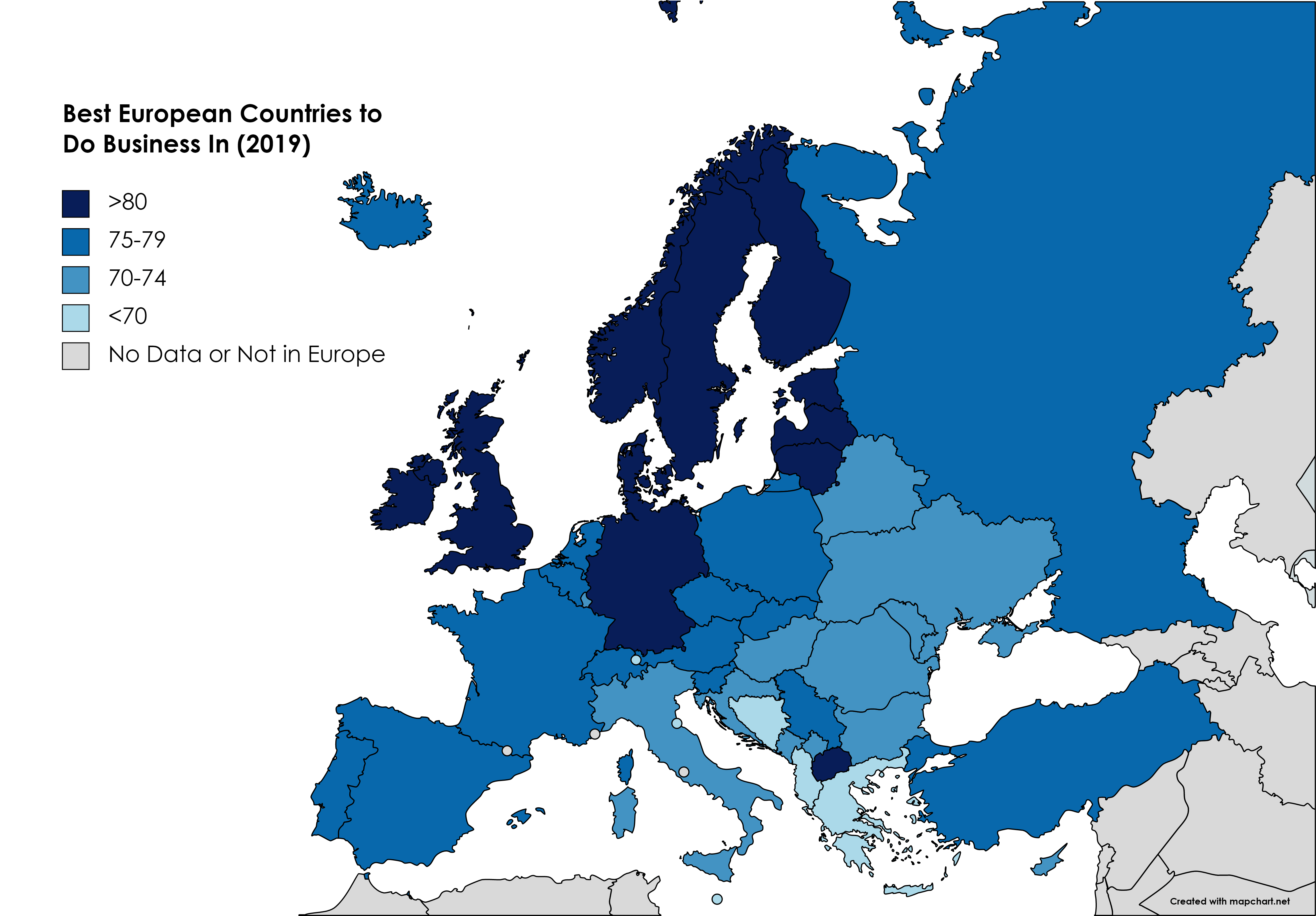 Best European Countries to Do Business In r/MapPorn