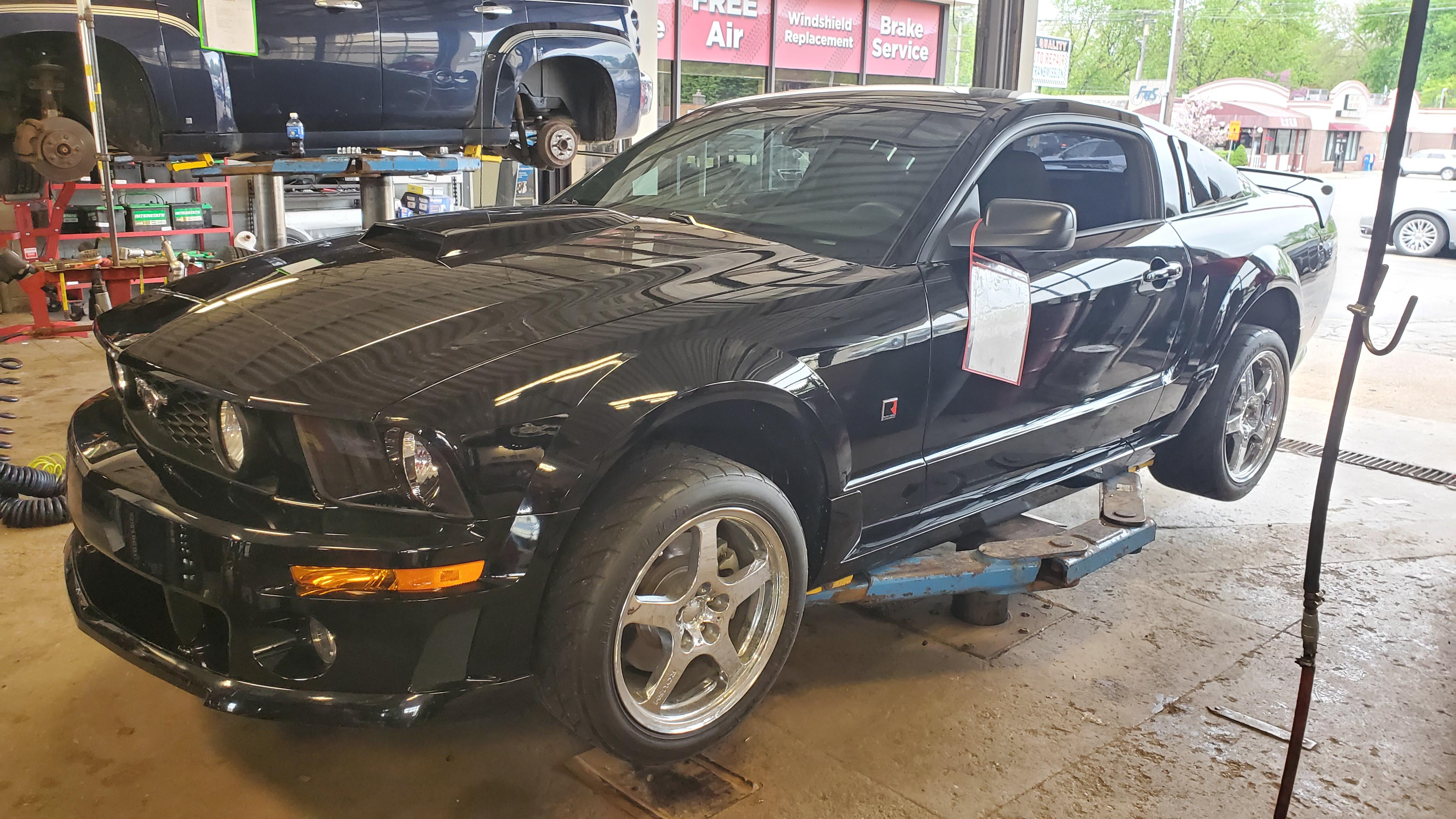 2005 Roush Stage 1 with just under 22k miles for a flat tire repair