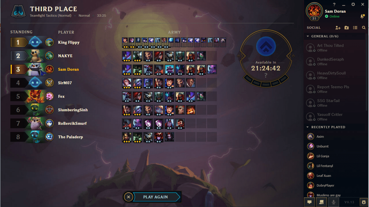 Guy was able to have 14+ champions on his board in TFT PBE