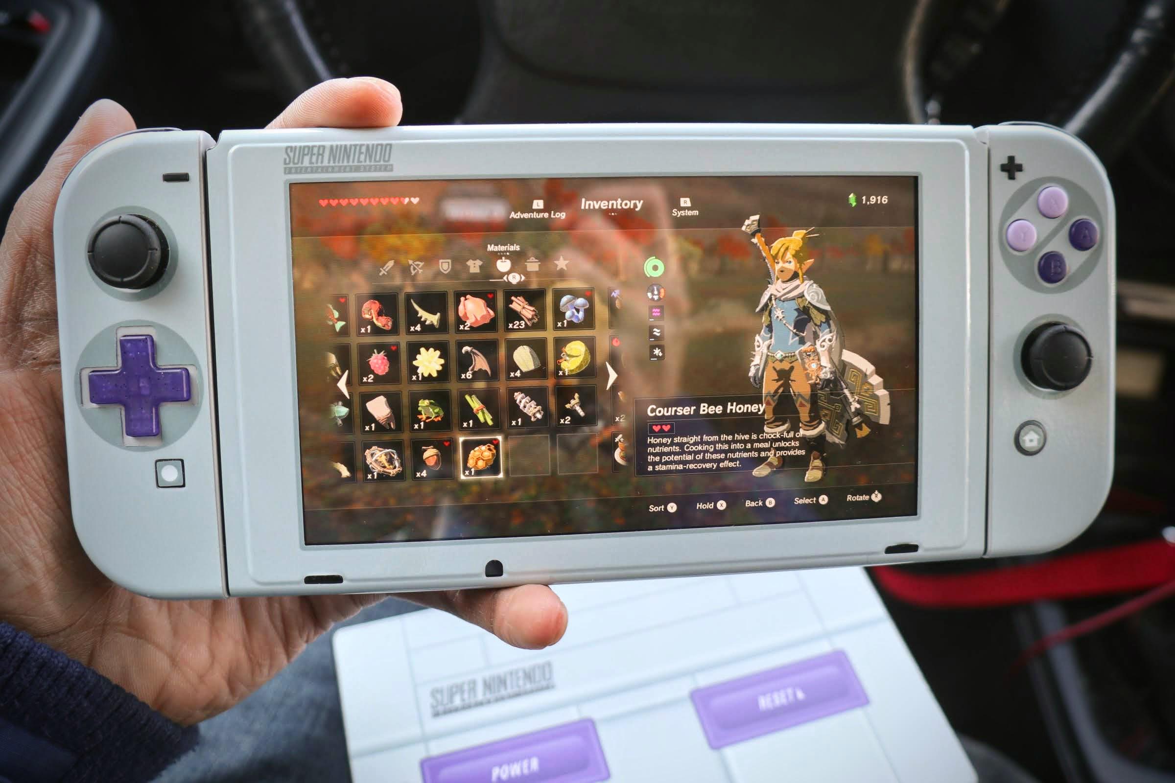 SNES Themed Nintendo Switch & Dock NintendoSwitch